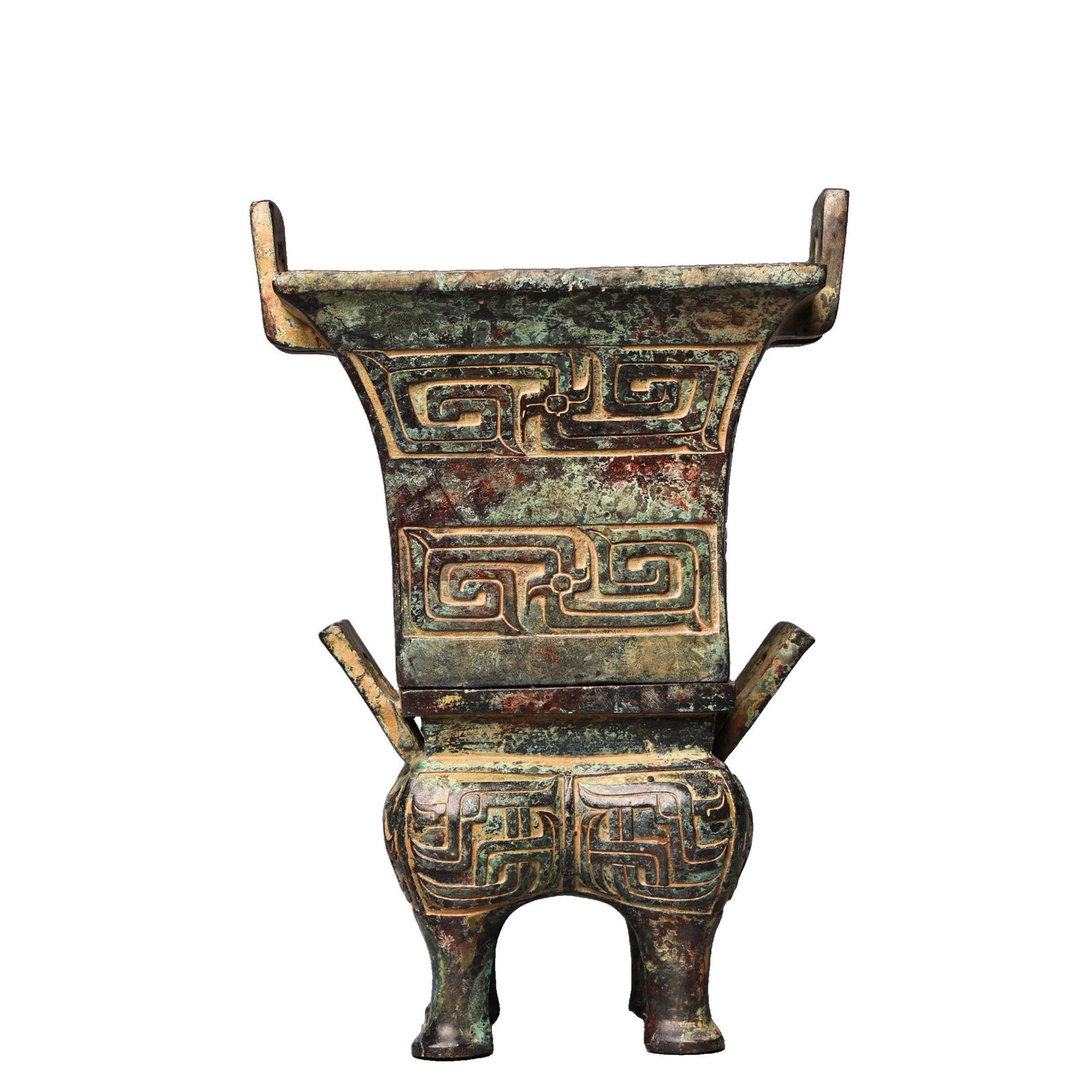 Bronze Double-layer Square Censer: This bronze double-layer square censer is exquisitely crafted with a refined design, showcasing the superb casting techniques of ancient times. Its double-layer structure not only enhances the visual