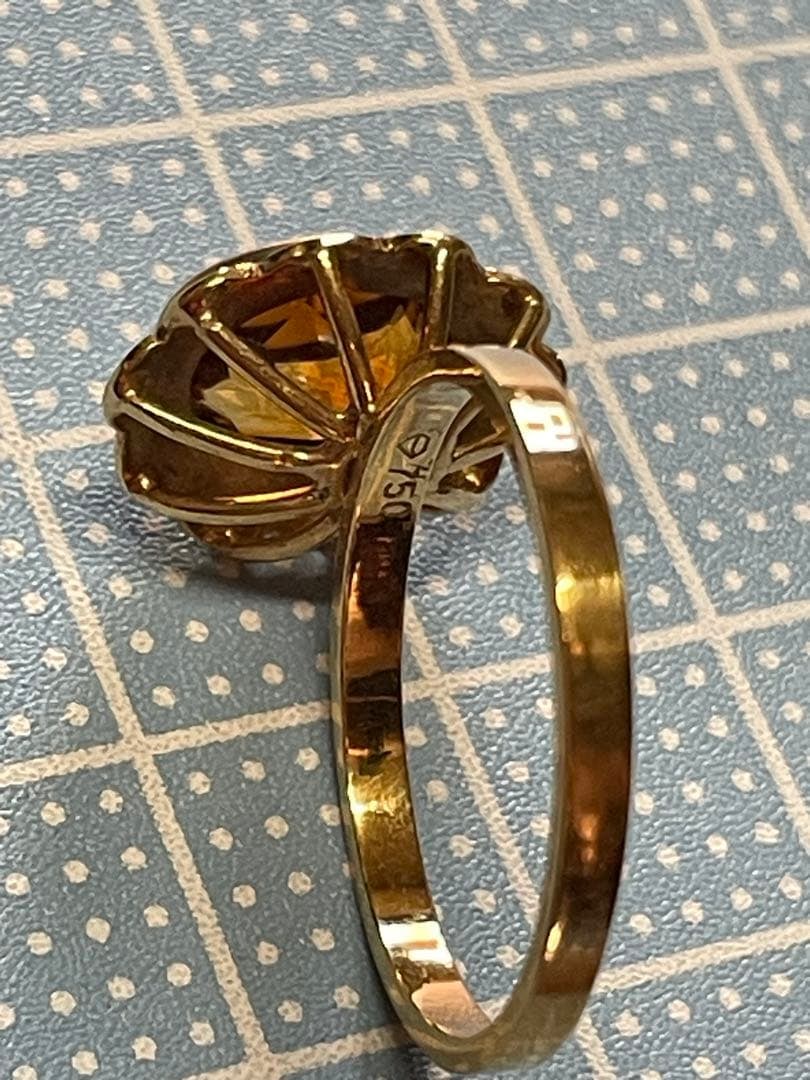 K18 Ring, Size 14 - 7