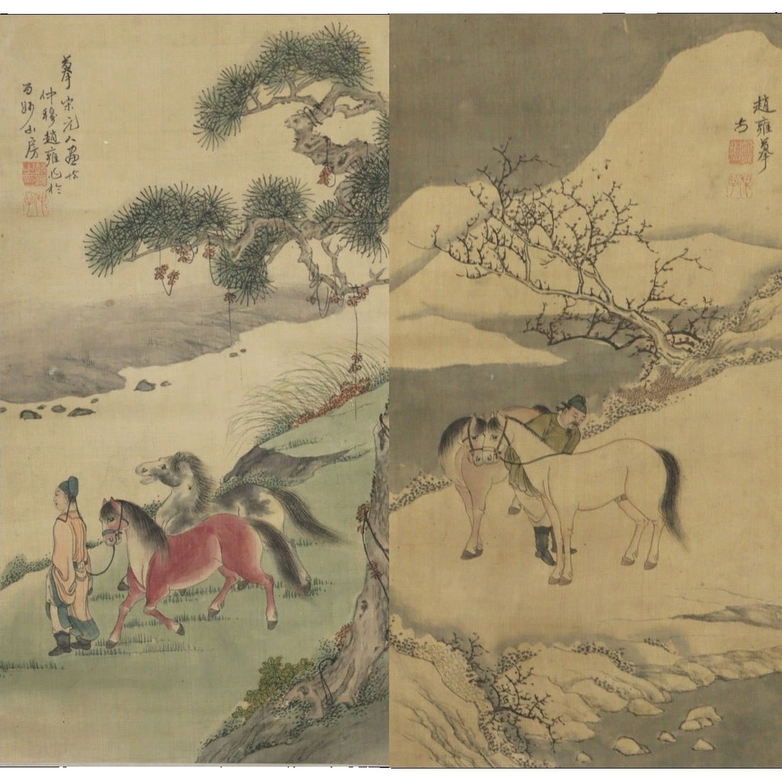 Yuan Dynasty Chinese painter Zhao Yong, Tang objects, antiques, ancient art. (1 of 16)