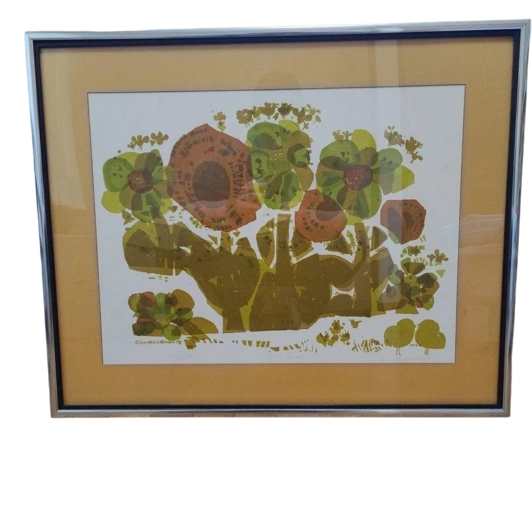 Signed work by David Weidman. - 2