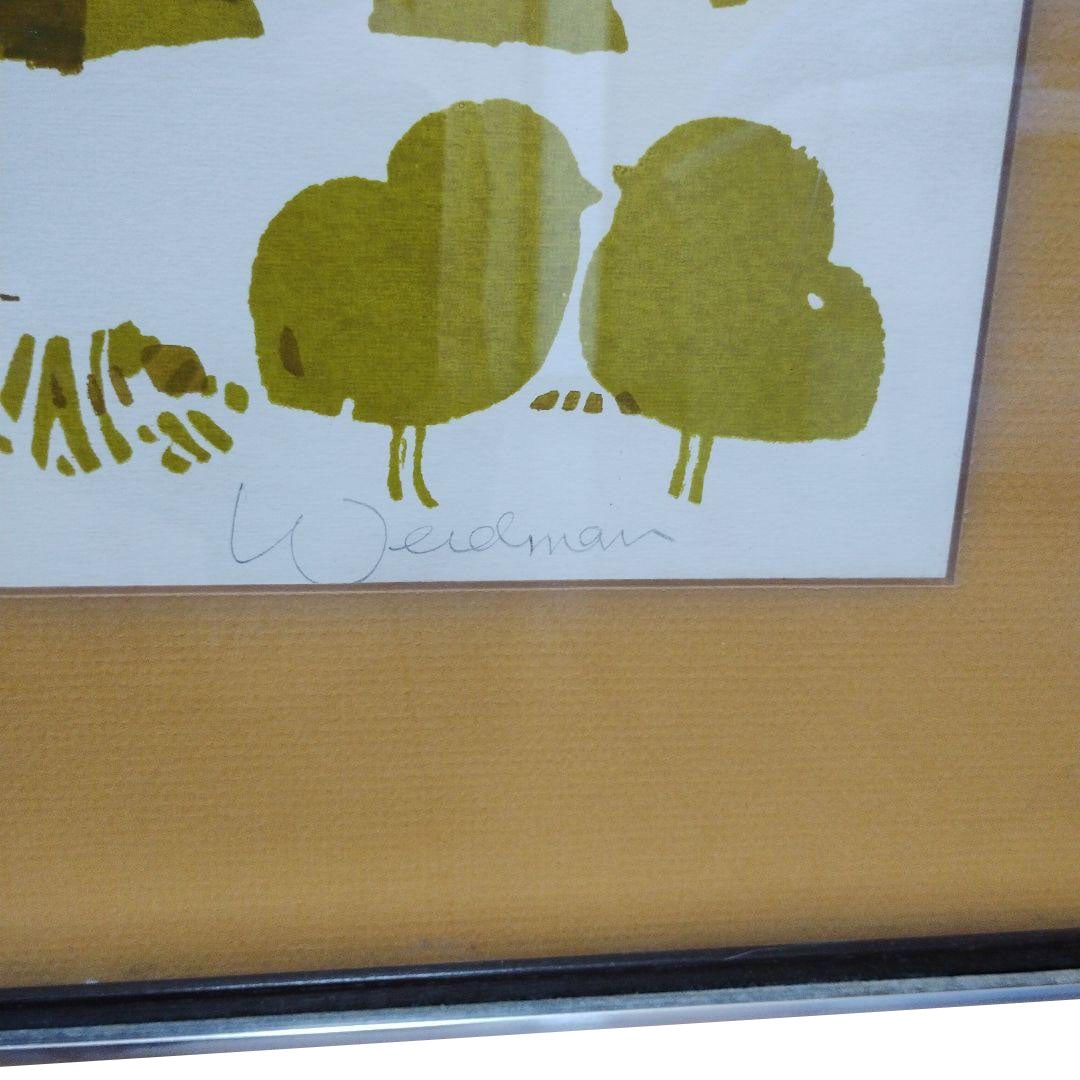 Signed work by David Weidman. - 7