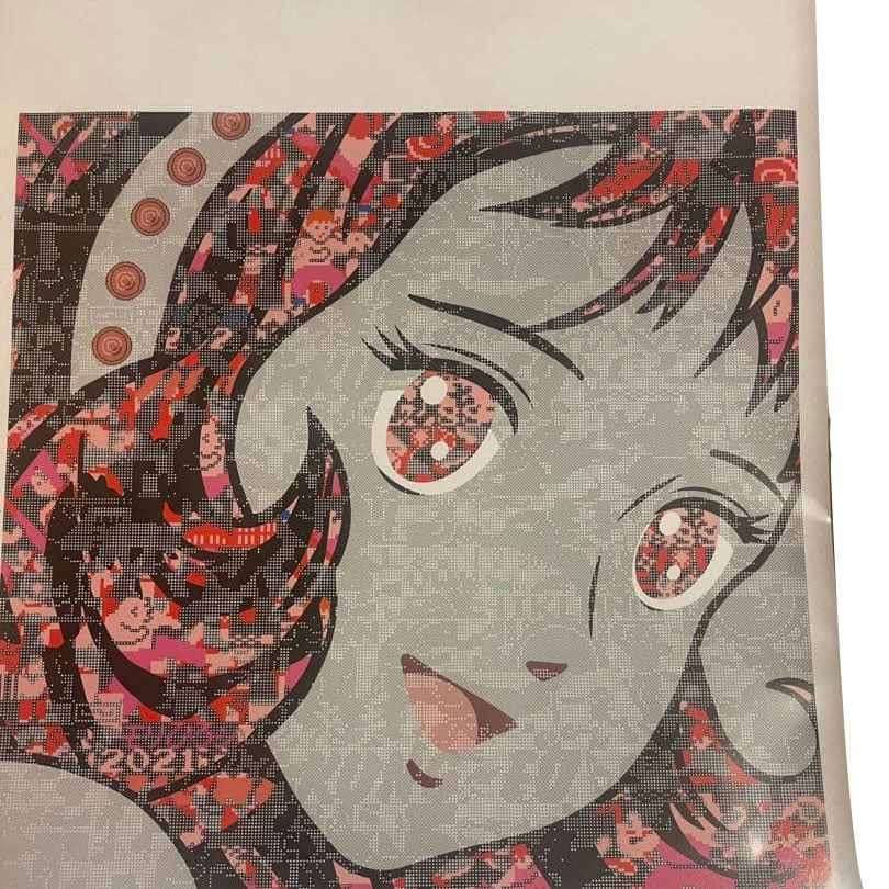 Inkjet Print by Hiroshi Mori (Mori Hiroshi), Modern Art, New Item: Hiroshi Mori (Mori Hiroshi) Inkjet Print Modern Art New Work A 2022 inkjet print by Hiroshi Mori (Mori Hiroshi), titled "Girl with Hair Ribbon." The technique used is inkjet printing, with the origina