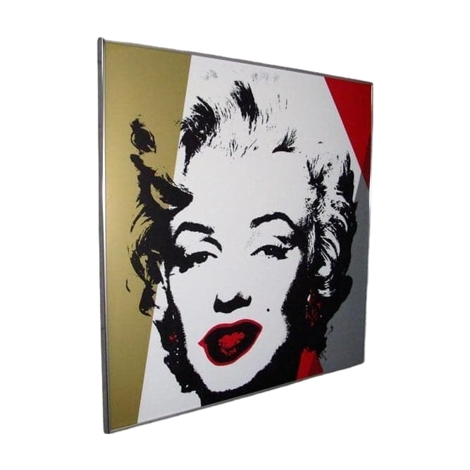 Sunday B / Gold Marilyn / Warhol / Framed: Sunday B / Gold Marilyn / Warhol / Framed This item is a work framed with a high-grade aluminum frame. Frame color options are available (white/black/silver/gold). Poster dimensions: height 92 x
