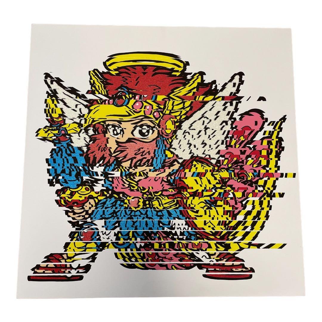 Kawamura Yasusuke x Bikkuriman Canvas Art Hand-Signed: A new canvas artwork by Kosuke Kawamura, released during the collaboration event with Bikkuriman at COMMON BASE. The back bears the artist's autograph. Crafted using the precious Neo Silk canvas, the 