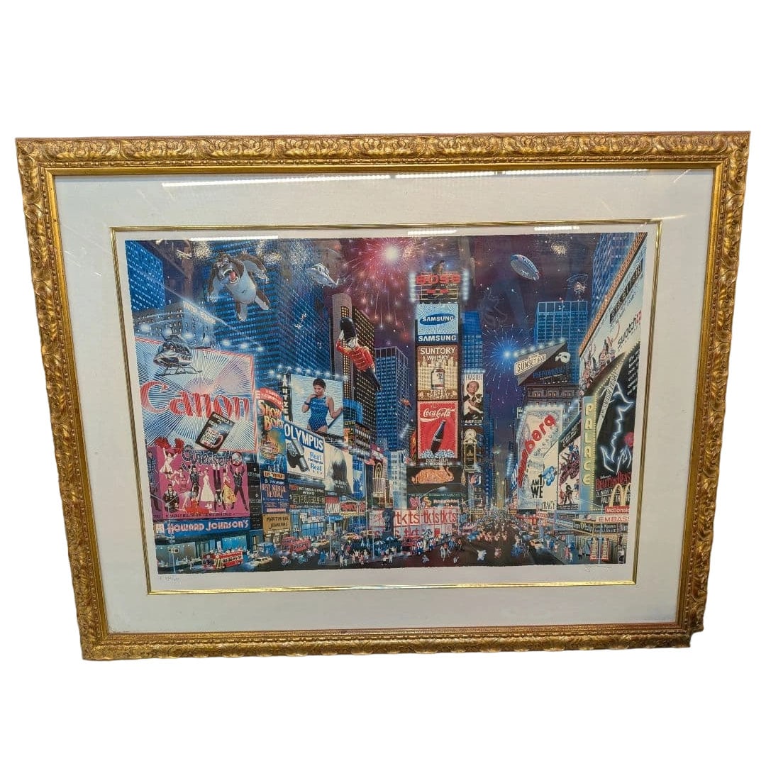 Alexander Chen, "Times Square Parade," Silkscreen Print 582/695 (1 of 13)