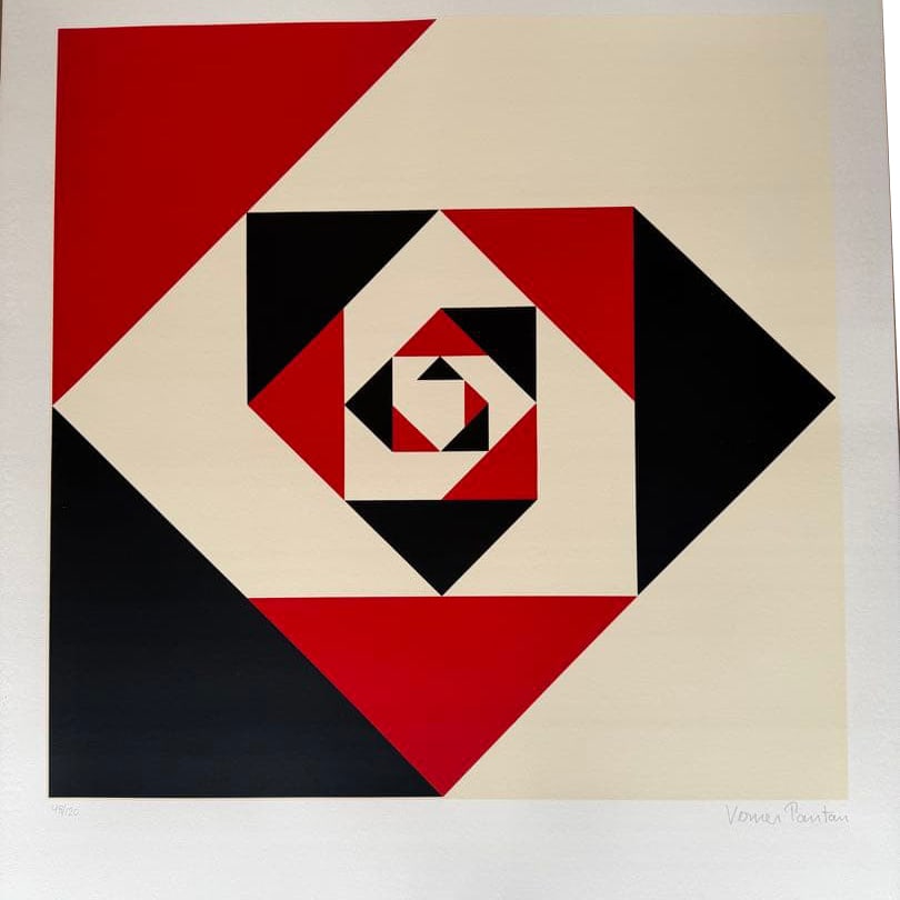 Verner Panton Geometric Design Print 48/120 (1 of 5)