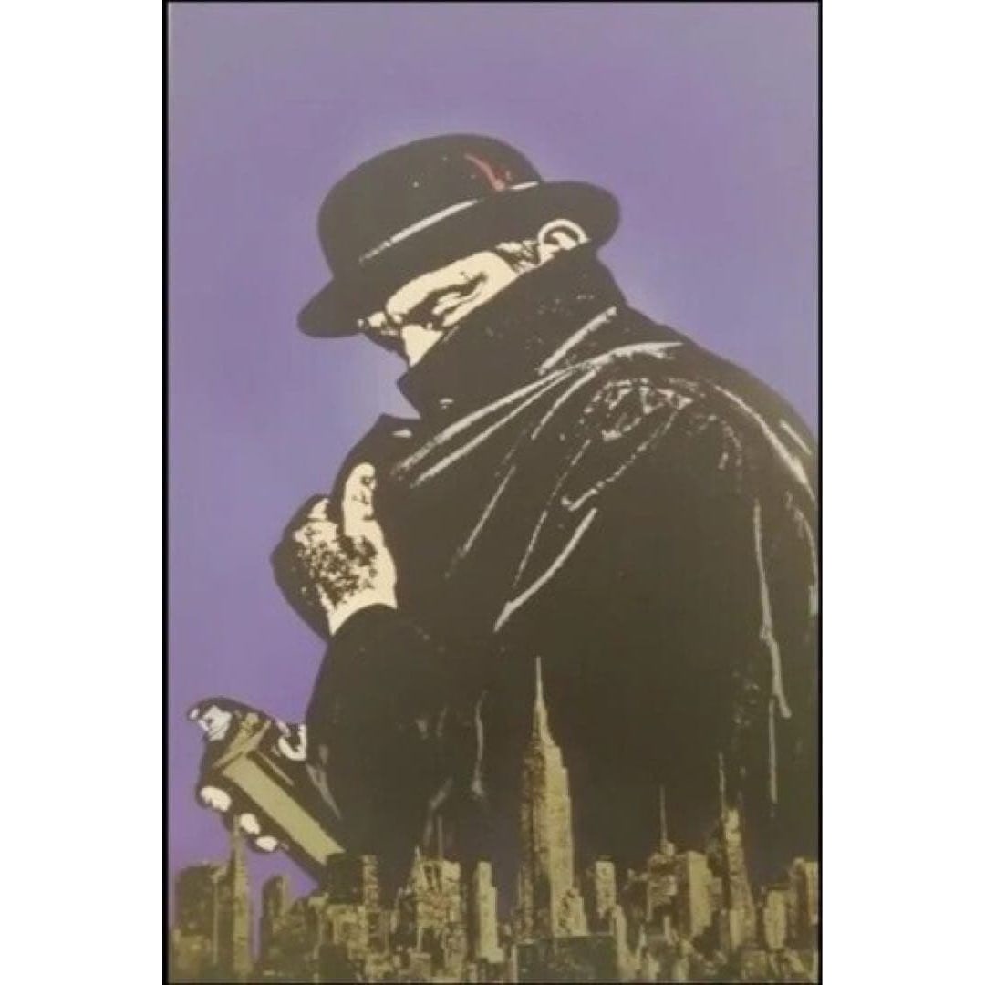 Nick Walker, Gotham Vandal, Purple Edition, with Certificate of Authenticity (COA).: Nick Walker, "Gotham Vandal" Purple Edition, with COA Certificate Nick Walker's "Gotham Vandal" Purple Edition, accompanied by a COA certificate. Limited to 150 pieces. Designed with a silhouette of a
