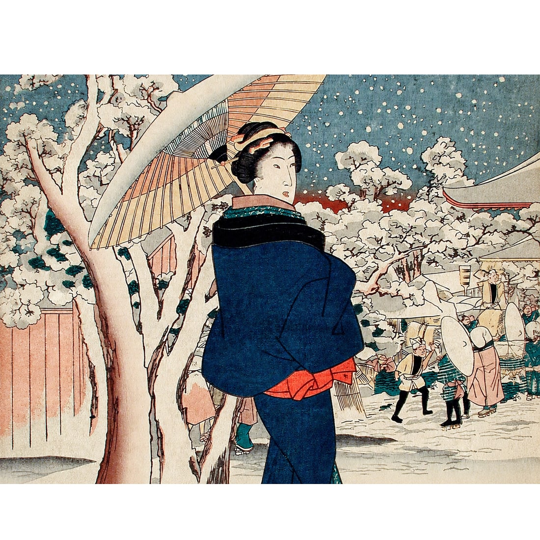 Utagawa Kunisada Shunga 12-piece Set 2L Size Ukiyo-e Erotic Prints (1 of 5)