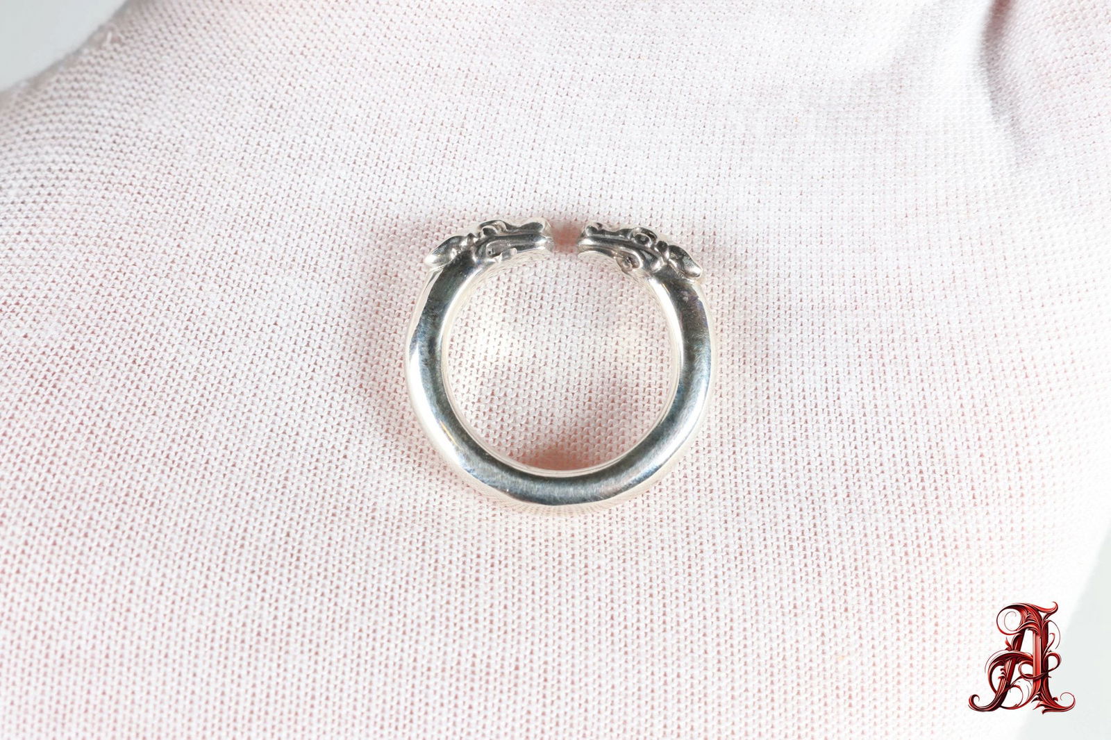 Chrome Hearts Double Dog Ring Sterling Silver 925, Jewelry (1 of 7)