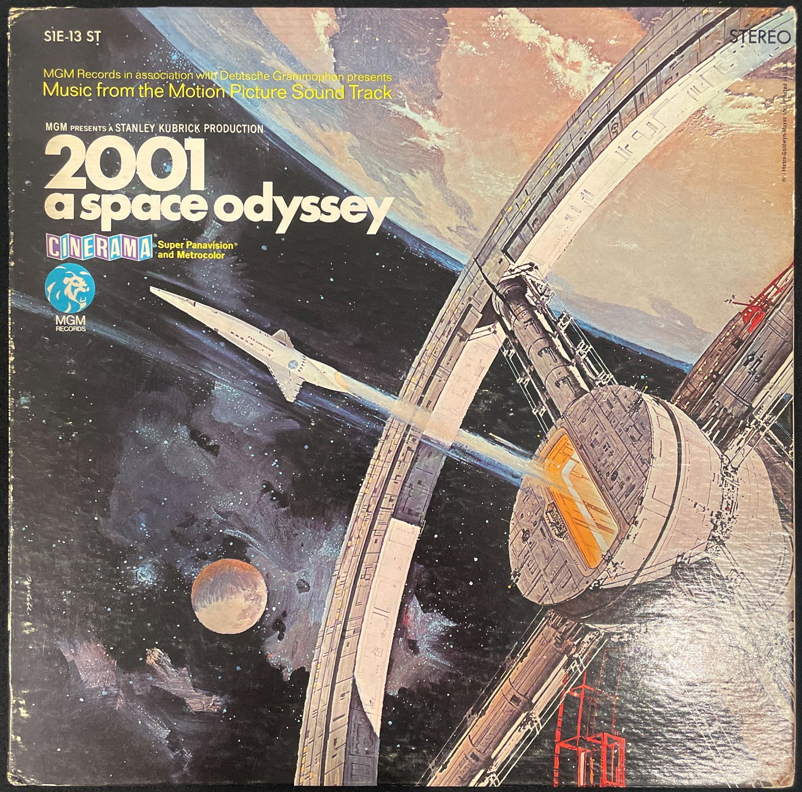 2001: A Space Odyssey (Music From The Motion Picture Sound Track): Description Title: 2001: A Space Odyssey (Music From The Motion Picture Sound Track) Code: S1E-13 ST Label: MGM Records Year Released: 1968 Country: US Format: Vinyl, LP, Album, Stereo, MG