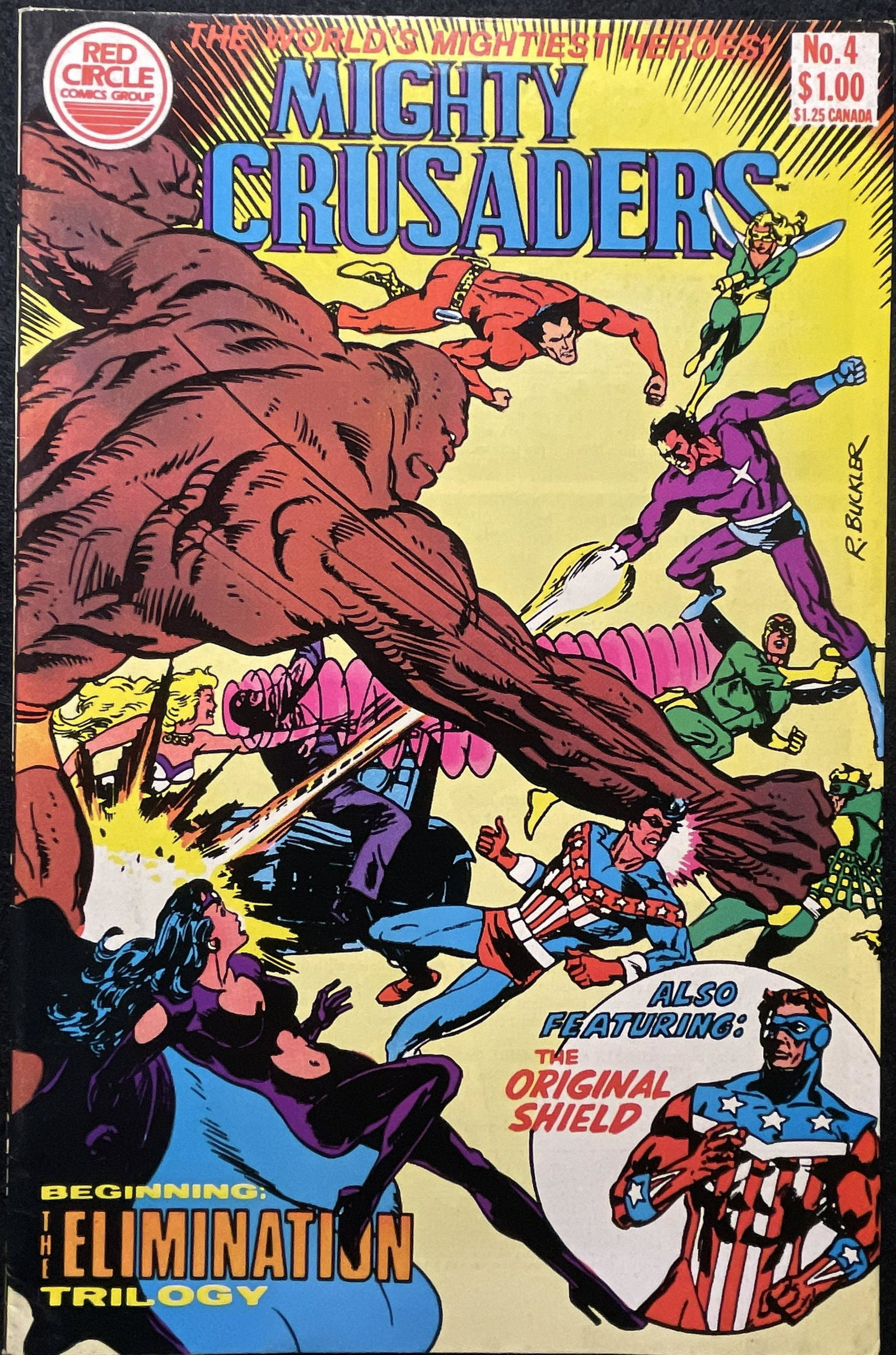 Mighty Crusaders # 4 FN/VF (7.0): Title: Mighty Crusaders # 4 FN/VF (7.0) Publisher: Archie Era: Bronze Series: The Mighty Crusaders Issue: 4 Published Y