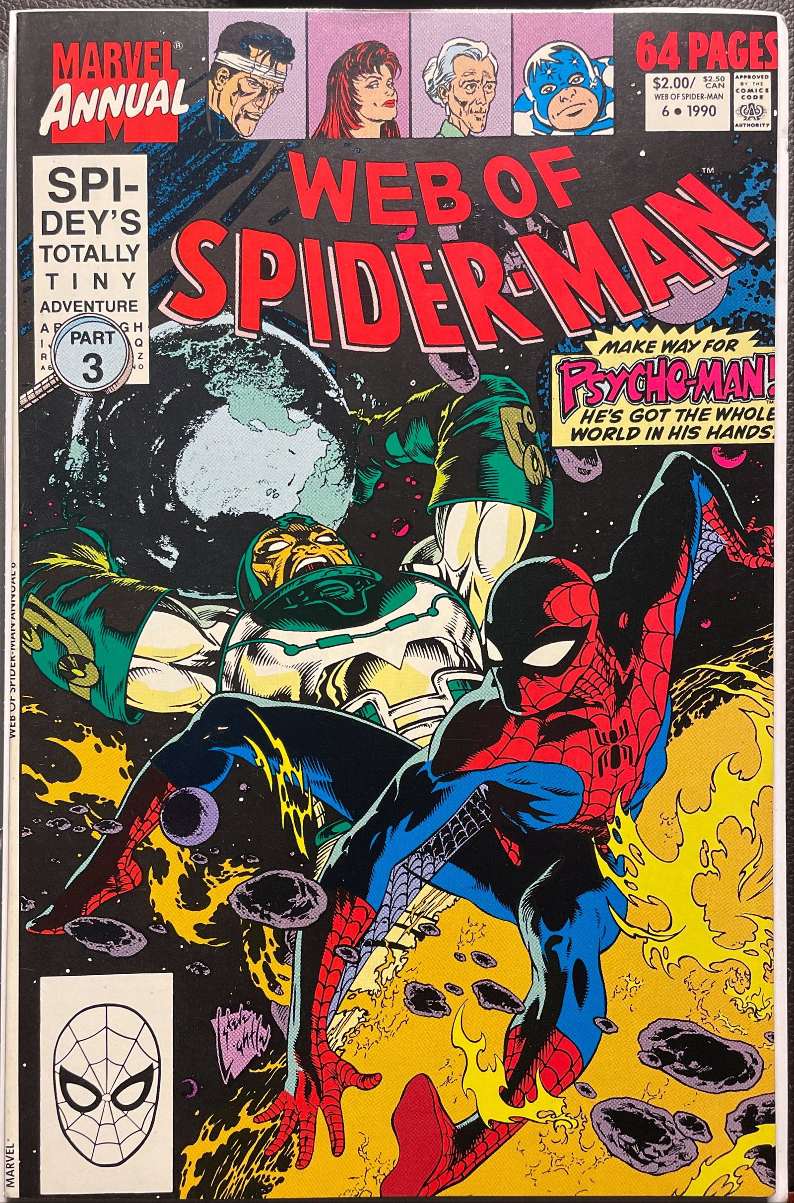 Web of Spider-Man Annual # 6 VF/NM (9.0): Title: Web of Spider-Man Annual # 6 VF/NM (9.0) Publisher: Marvel Era: Copper Series: Web of Spider-Man Annual Issue: 6