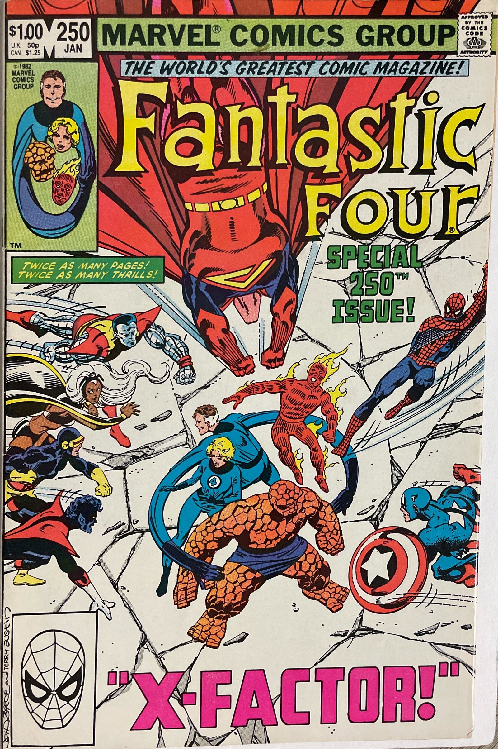 Fantastic Four #250 FN+ (6.5): Title: Fantastic Four #250 FN+ (6.5) Publisher: Marvel Era: Bronze Series: Fantastic Four Issue: 250 Published Year: