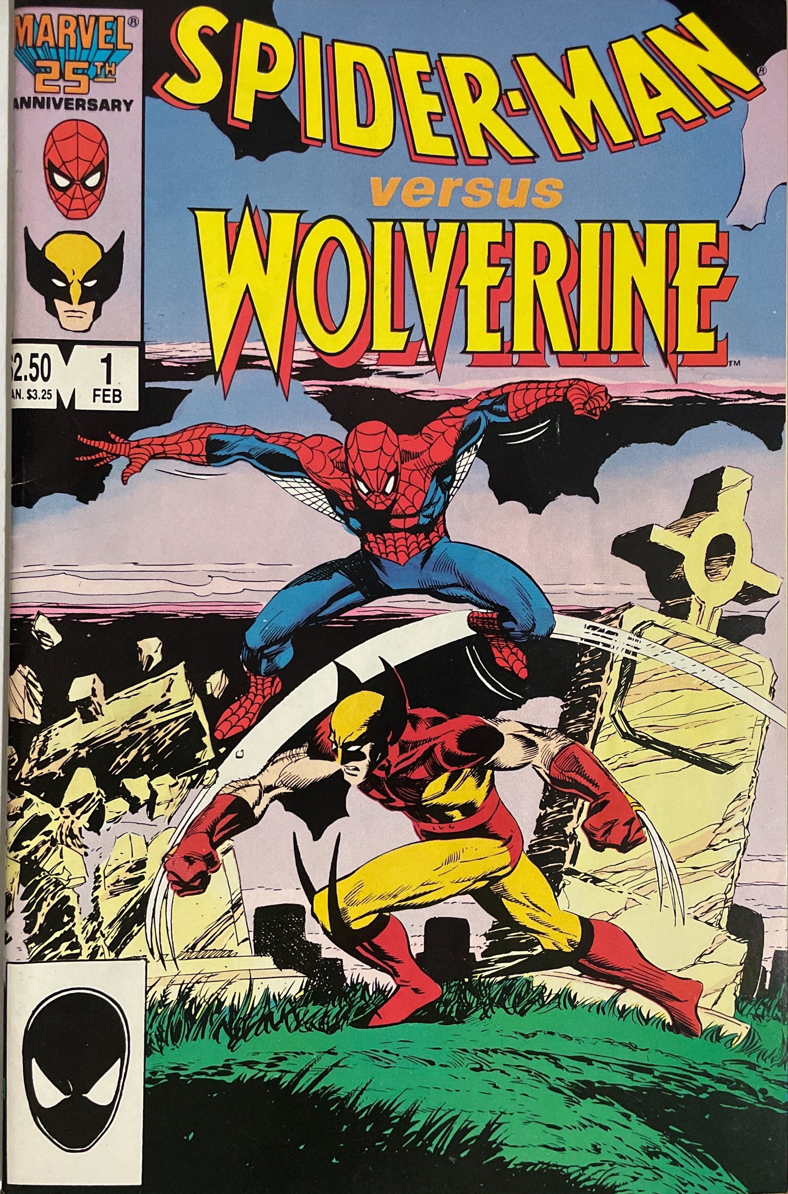 Spider-Man vs. Wolverine # 1 FN/VF (7.0): Title: Spider-Man vs. Wolverine # 1 FN/VF (7.0) Publisher: Marvel Era: Copper Series: Spider-Man vs. Wolverine Issue: 1