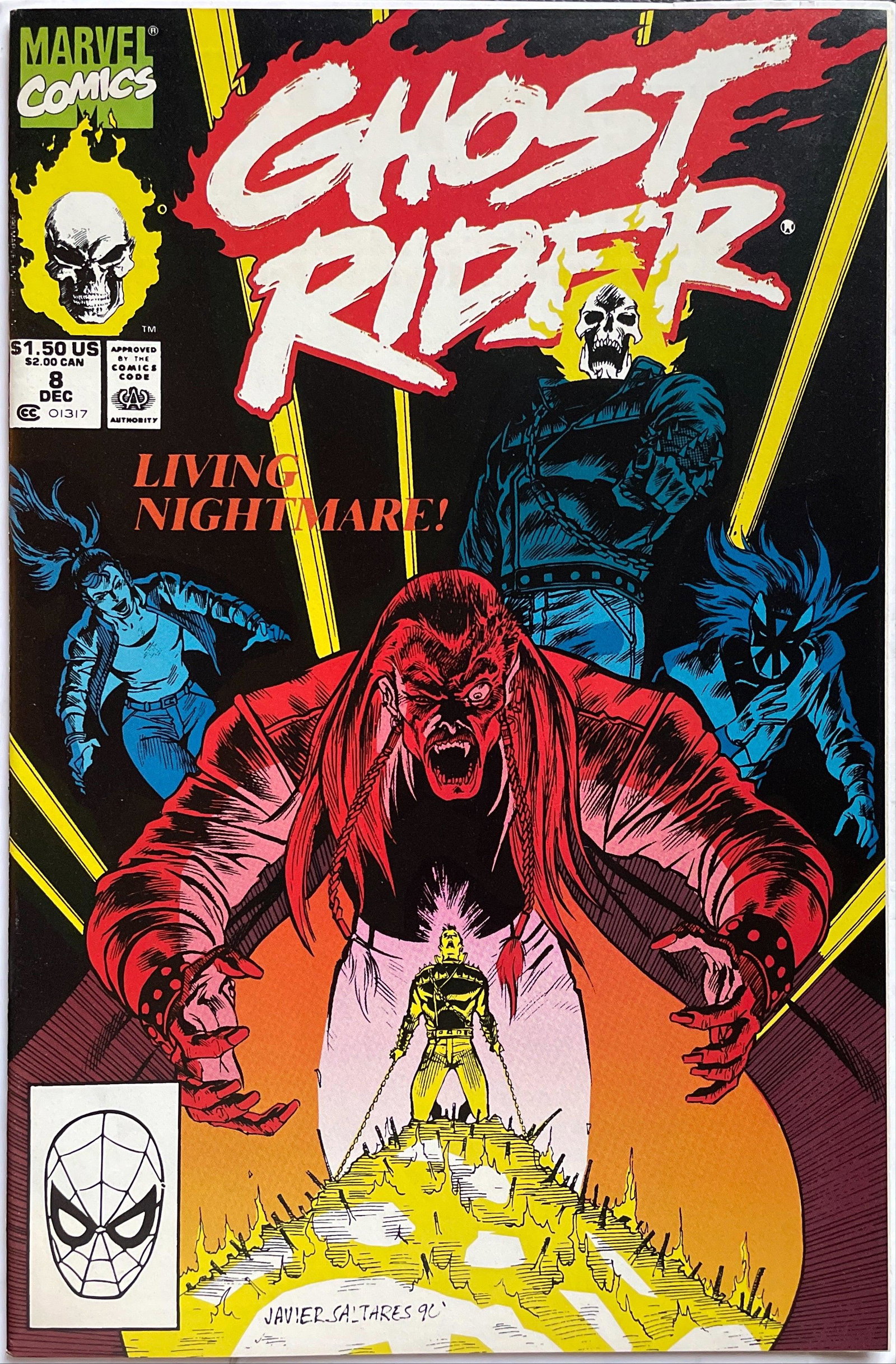 Ghost Rider # 8 Vol. 2 NM+ (9.6): Title: Ghost Rider # 8 Vol. 2 NM+ (9.6) Publisher: Marvel Era: Copper Series: Ghost Rider Issue: 8 Published Year:
