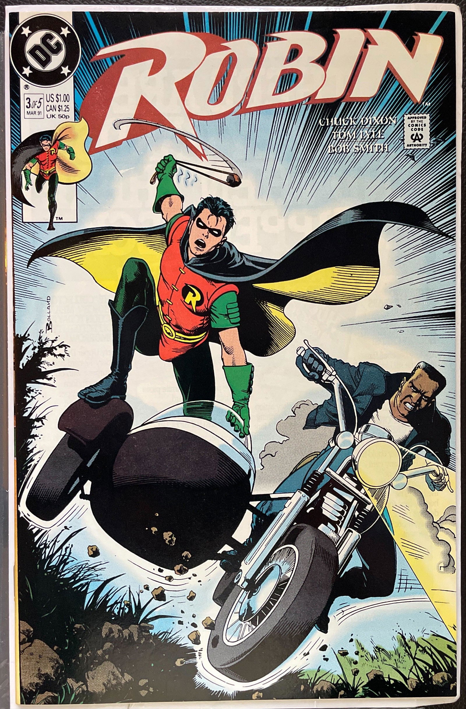 Robin # 3 NM- (9.2): Title: Robin # 3 NM- (9.2) Publisher: DC Era: Copper Series: Robin Issue: 3 Published Year: March 1991