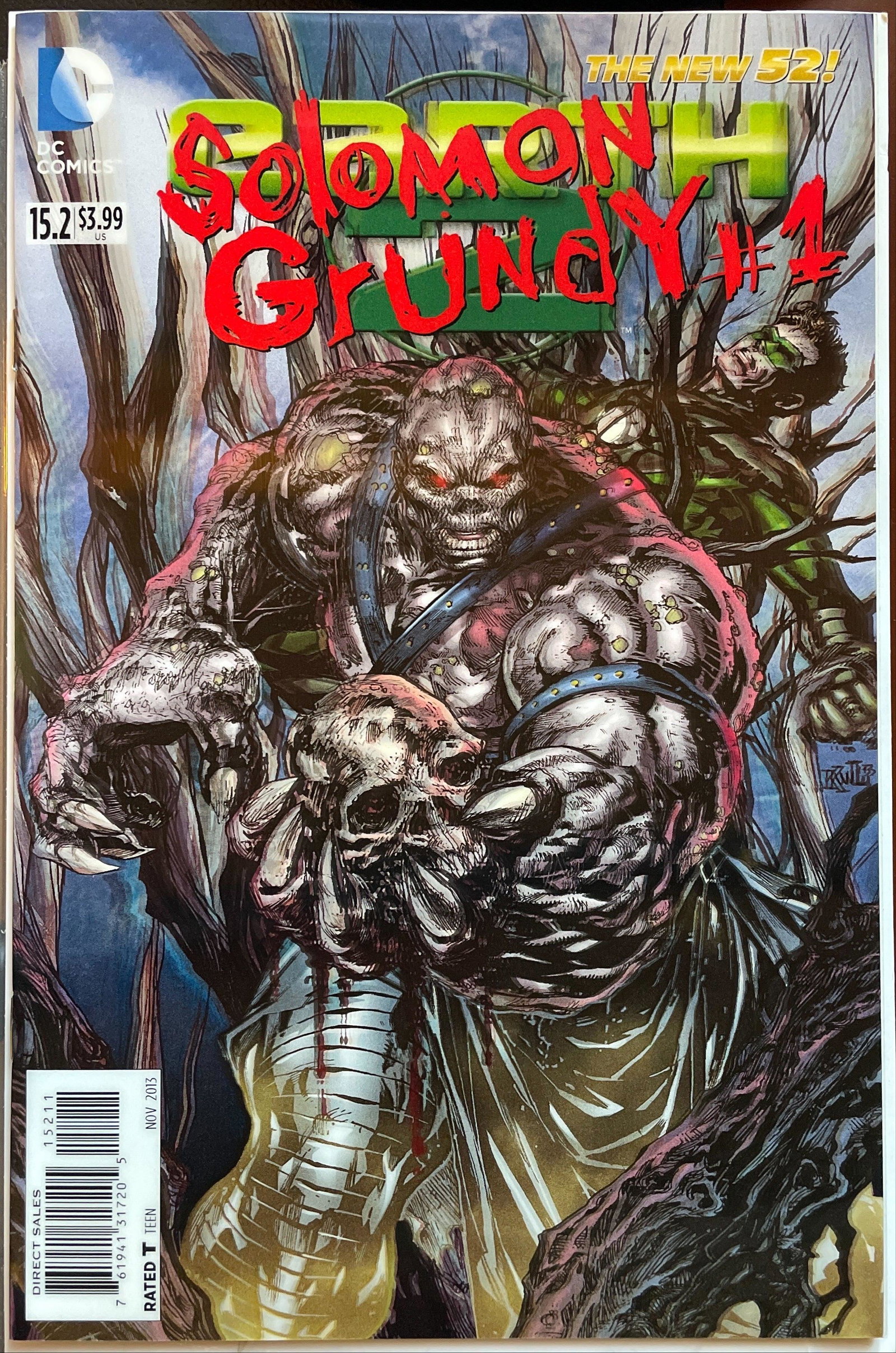 Earth 2 #15.2 3-D Motion Cover NM (9.4): Title: Earth 2 #15.2 3-D Motion Cover NM (9.4) Publisher: DC Era: Modern Series: Earth 2 Issue: 15.2 Published Year