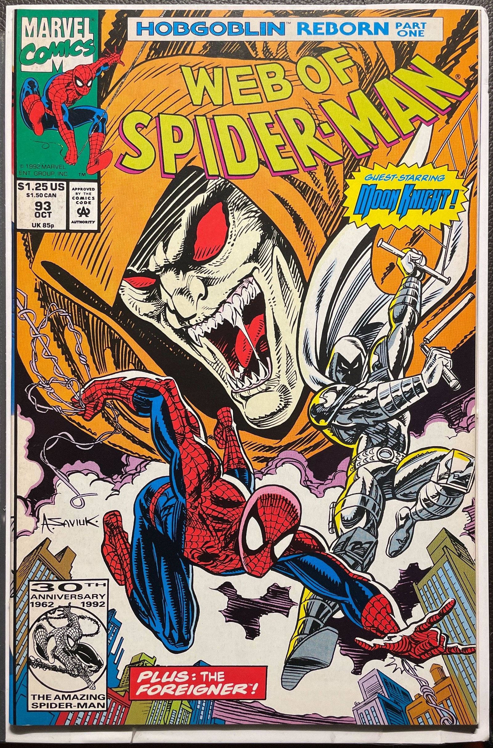 Web of Spider-Man #93 VF (8.0): Title: Web of Spider-Man #93 VF (8.0) Publisher: Marvel Era: Modern Series: Web of Spider-Man Issue: 93 Published Y