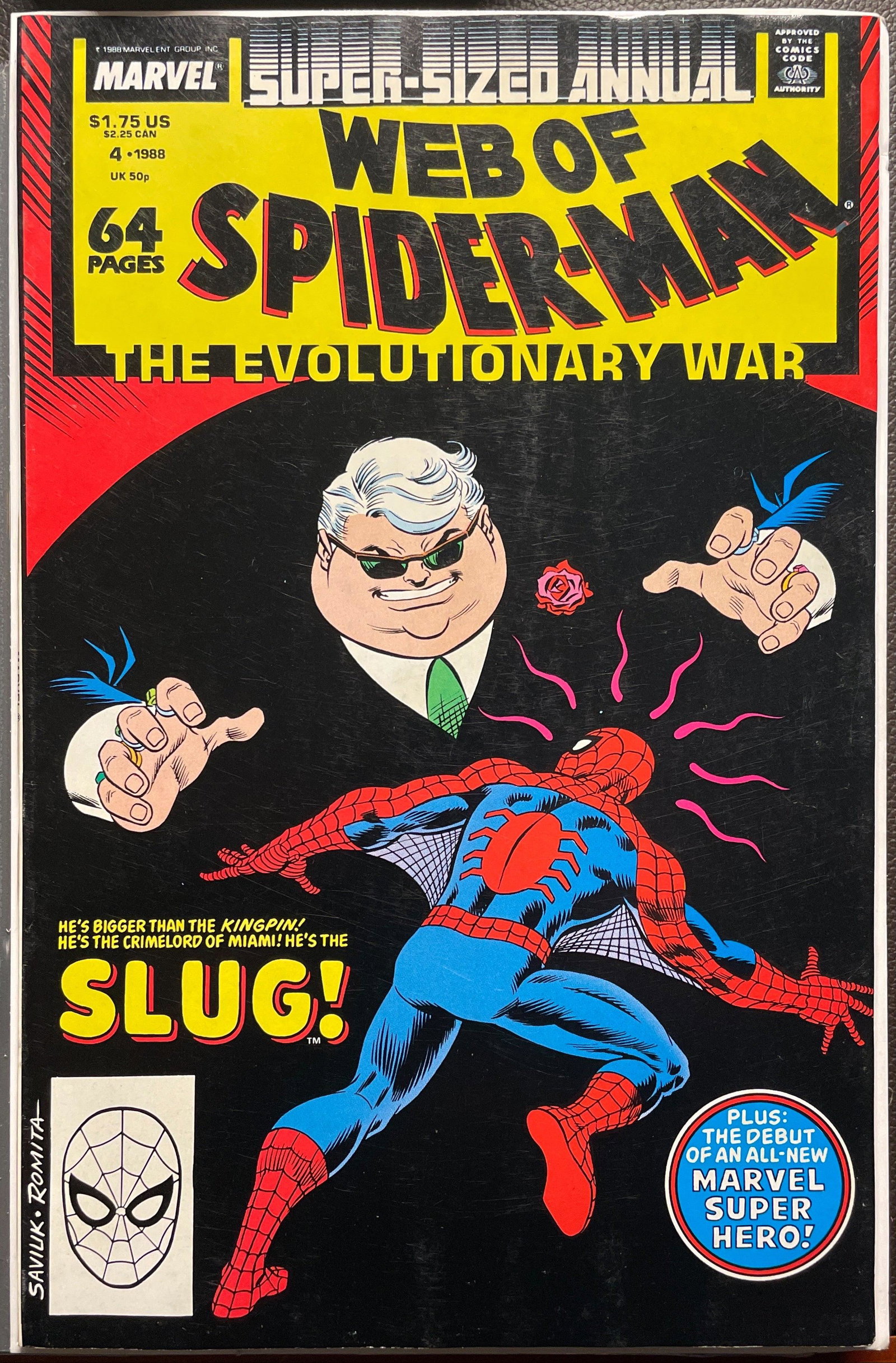 Web of Spider-Man Annual # 4 VF (8.0): Title: Web of Spider-Man Annual # 4 VF (8.0) Publisher: Marvel Era: Copper Series: Web of Spider-Man Annual Issue: 4 <