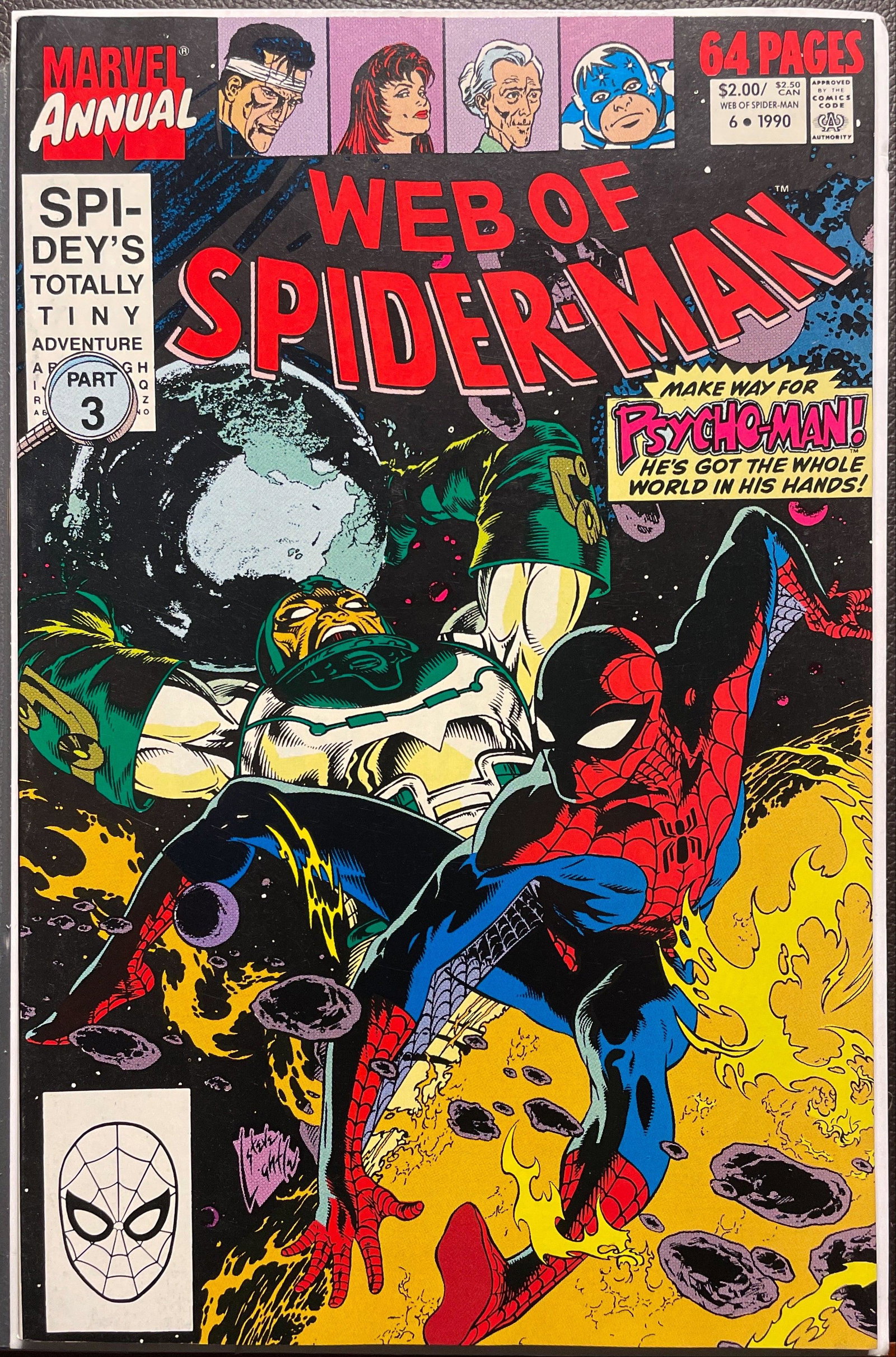 Web of Spider-Man Annual # 6 VF (8.0): Title: Web of Spider-Man Annual # 6 VF (8.0) Publisher: Marvel Era: Copper Series: Web of Spider-Man Annual Issue: 6 <
