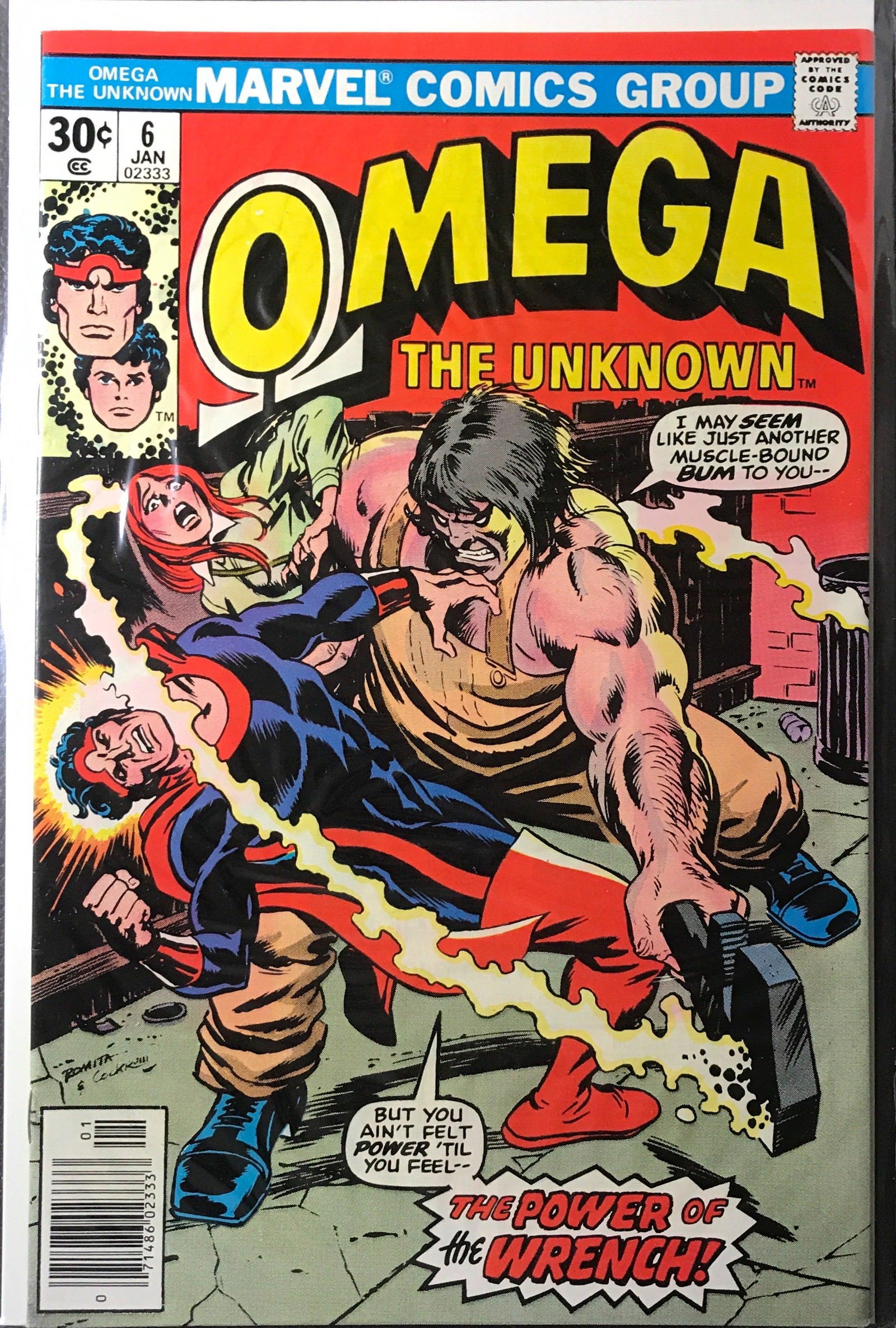 Omega the Unknown # 6 NM- (9.2): Title: Omega the Unknown # 6 NM- (9.2) Publisher: Marvel Series: Omega the Unknown Issue: 6 Published Year: undefined