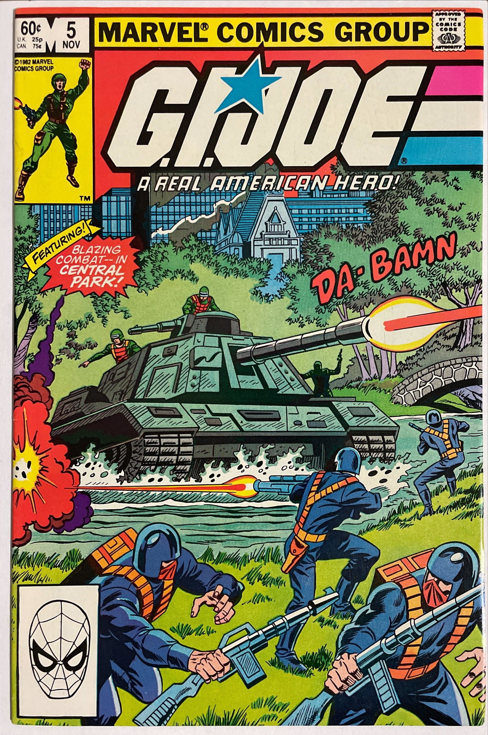 G.I. Joe, A Real American Hero # 5 VF+ (8.5): Title: G.I. Joe, A Real American Hero # 5 VF+ (8.5) Publisher: Marvel Era: Bronze Series: G.I. Joe, A Real American Hero Issue: