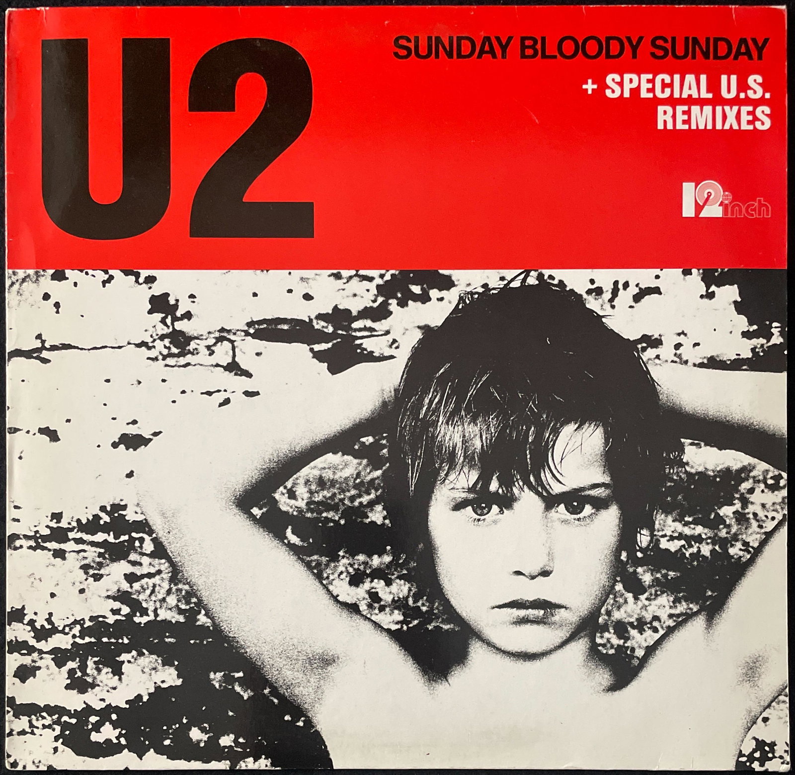 U2: Sunday Bloody Sunday Maxi-Single (First Pressing - German Market): Title: Sunday Bloody Sunday Maxi-Single (First Pressing - German Market) Code: 600 820 Label: Island Records Year Released: 1983 Country: US Format: Vinyl, 12", Maxi-Single, 45 RPM, First Issue