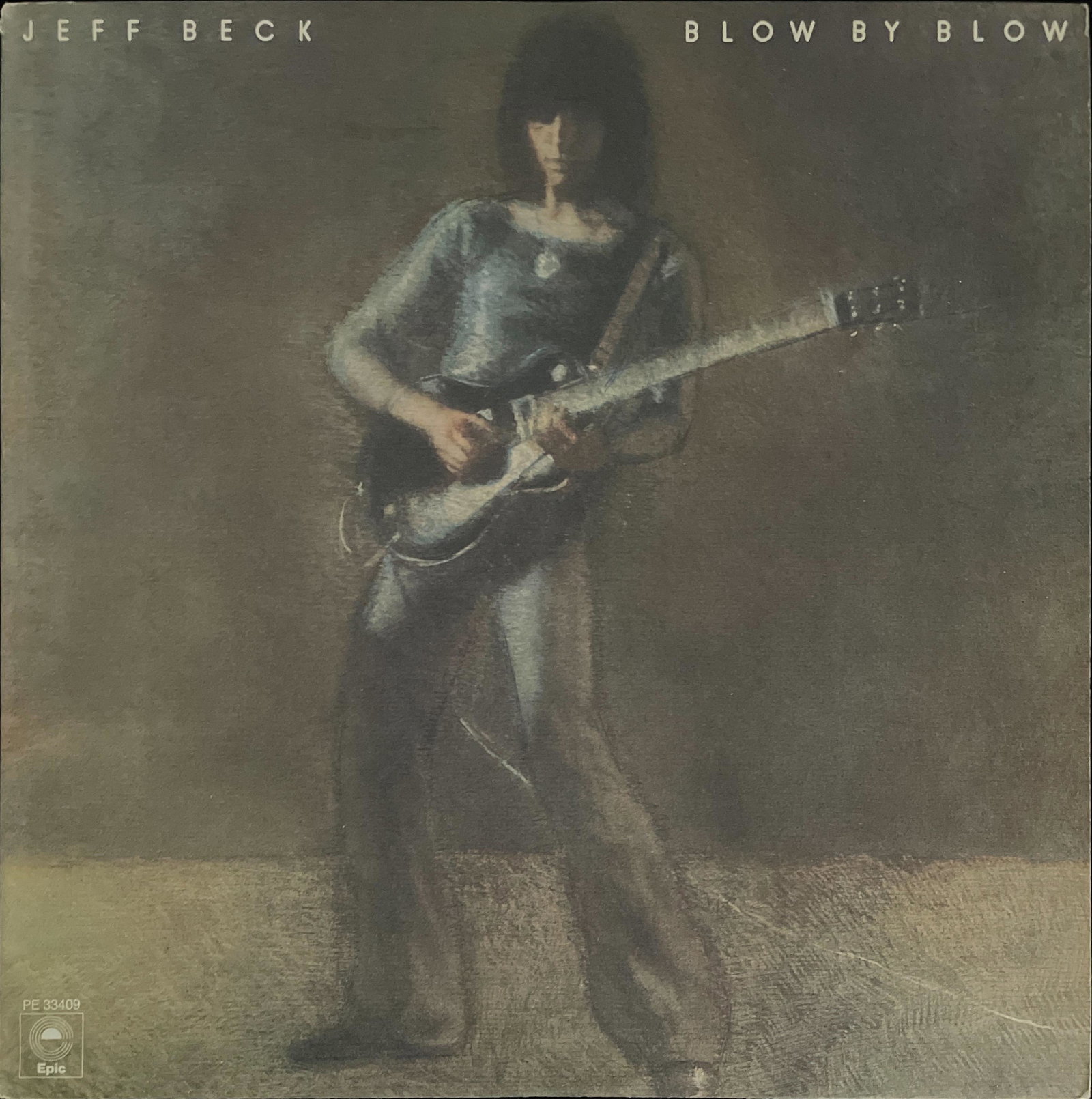 Jeff Beck: Blow By Blow: Title: Blow By Blow Code: PE 33409 Label: Epic Records Year Released: 1975 Country: US Format: Vinyl, LP, Album, Stereo, Santa Maria Pressing Genre: Jazz, Rock Style: Fusion, Jazz-Fun