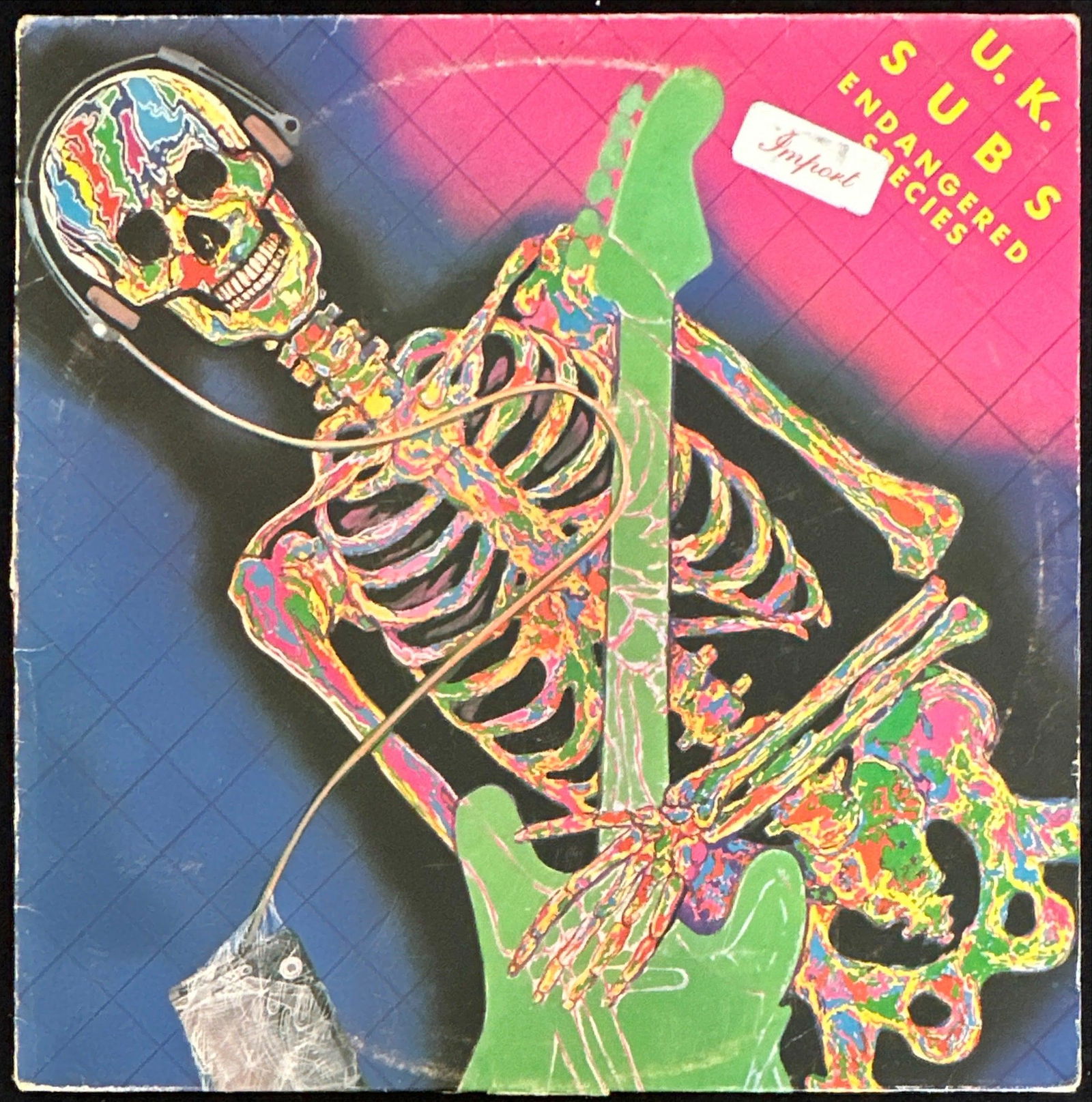 U.K. Subs: Endangered Species (1982) First Pressing, Insert Included (1 of 6)