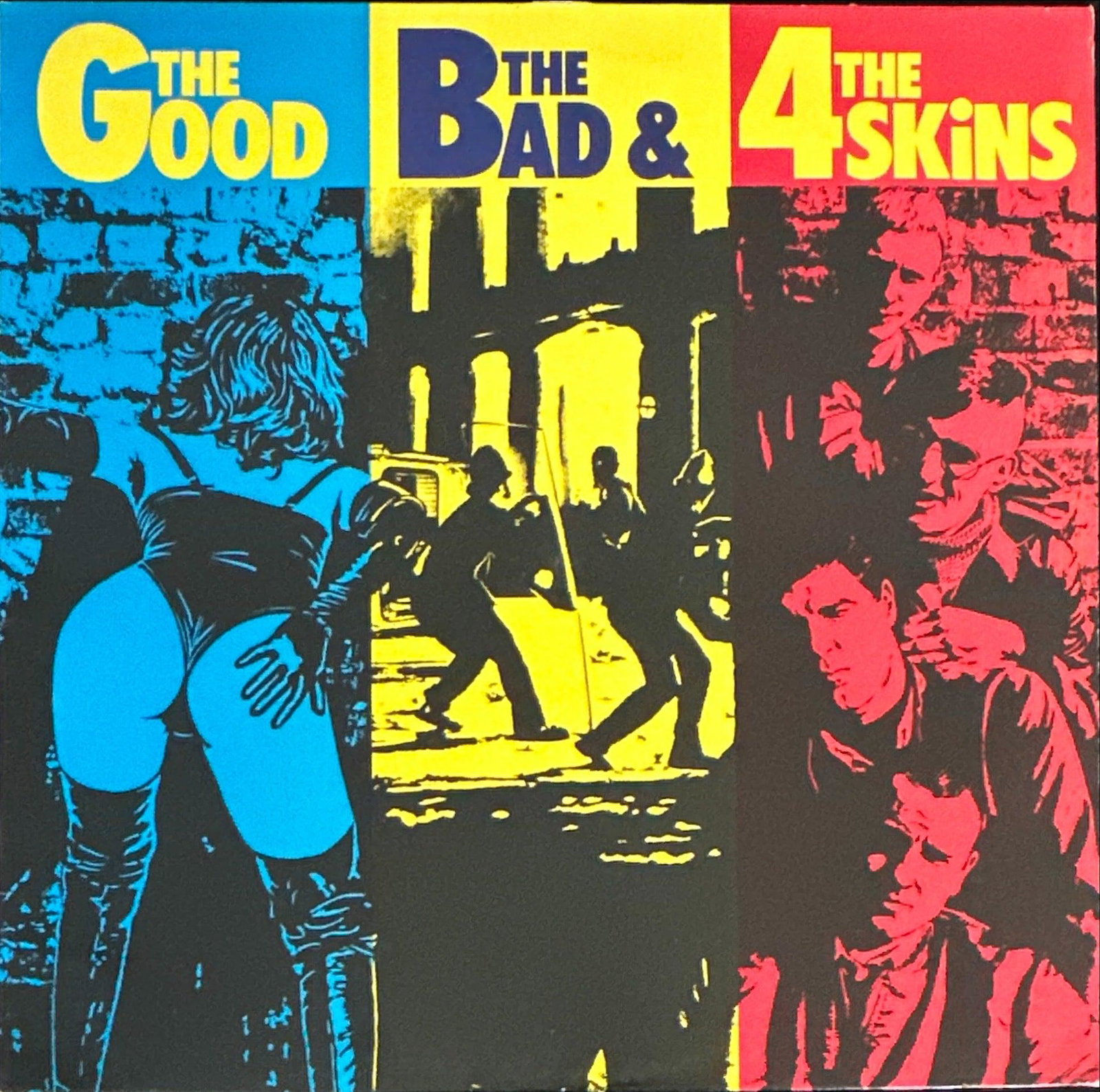 The Good, The Bad & and the 4 Skins: The Good, The Bad & The 4 Skins (1982) Misprint Version: Title: The Good, The Bad & The 4 Skins Artist: The Good, The Bad & and the 4 Skins Label: Secret Records Code: SEC 4 Release Year: 1982 Format: Vinyl, LP, Al