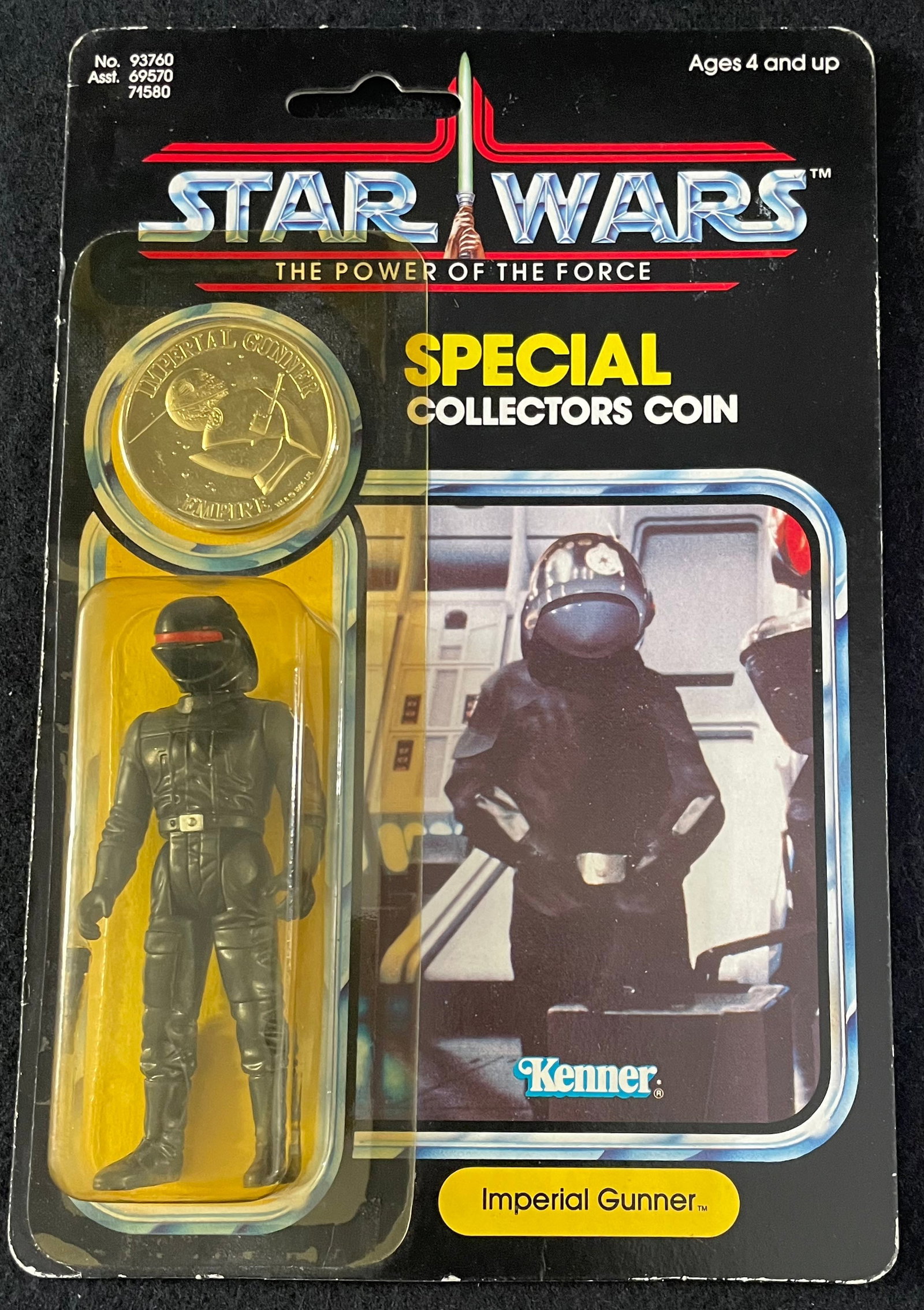 Kenner Star Wars Power of the Force (1985) Imperial Gunner: Item: Kenner Star Wars Power of the Force (1985) Imperial Gunner Character: Imperial Gunner Toy Line: Star Wars Series: Power of the Force Card Version: 92 Back