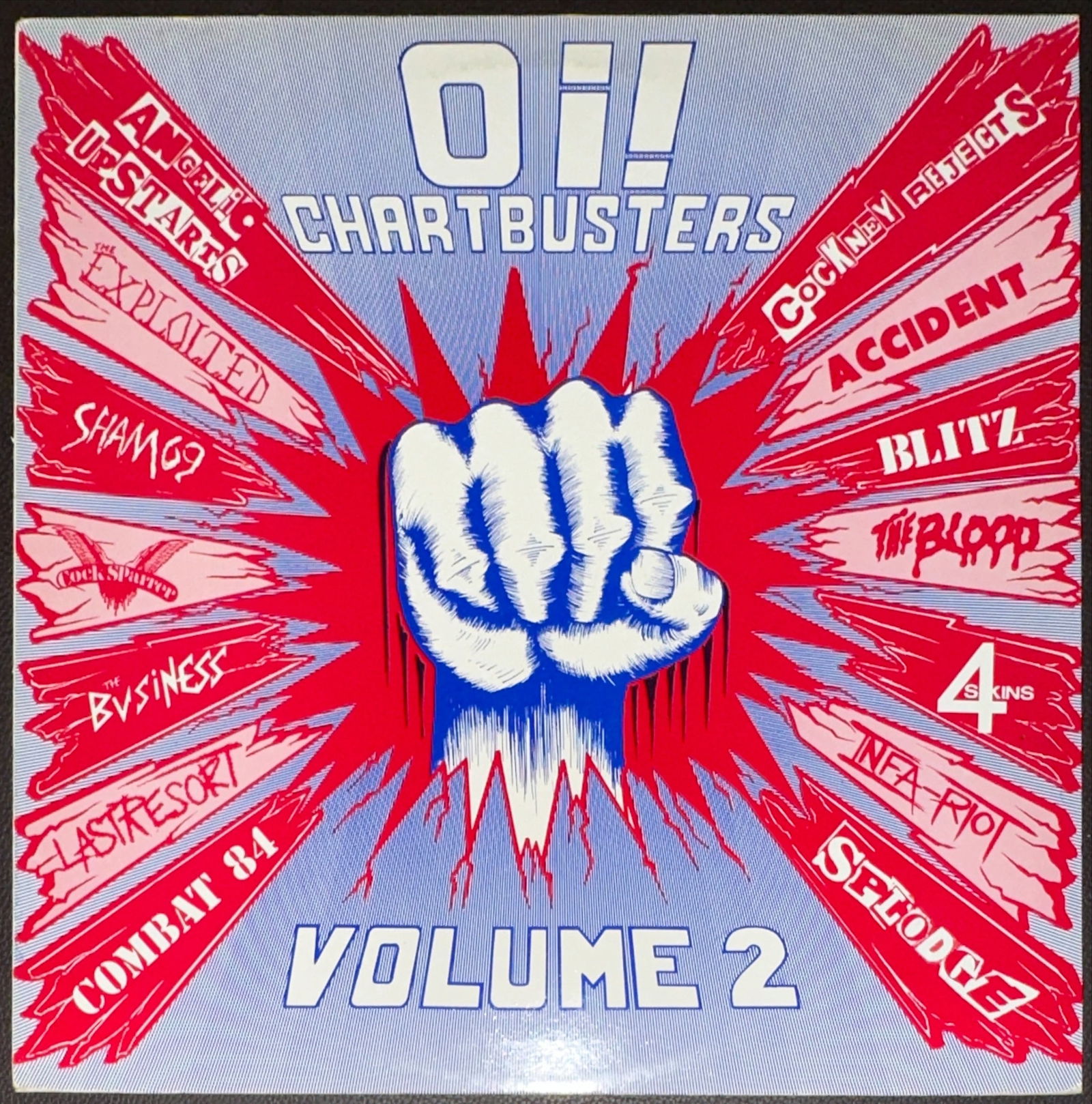 Various Artists: Oi! Chartbusters Volume 2 (First Pressing - Blue Label) (1 of 4)