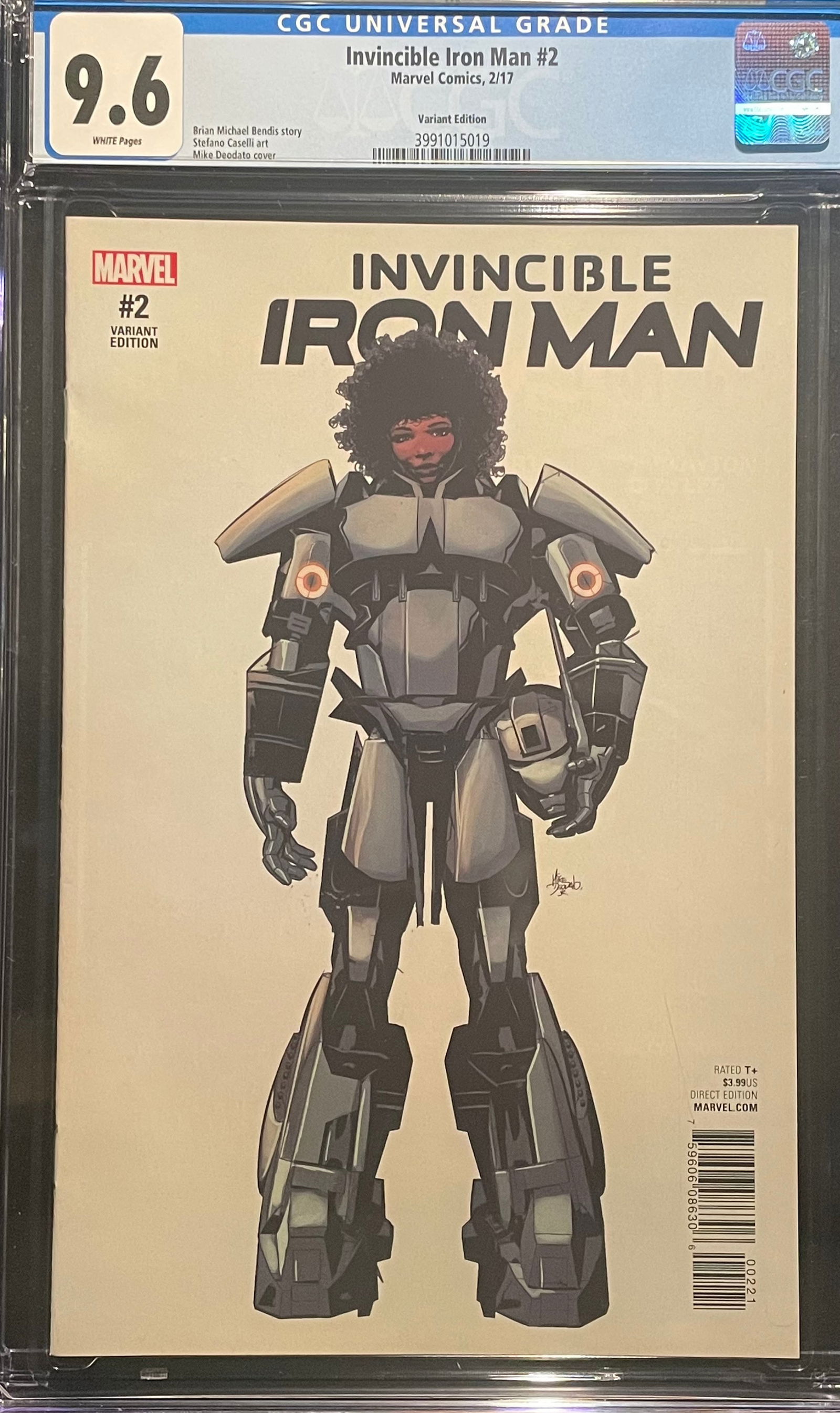 Invincible Iron Man #2 (2017) CGC 9.6 (1 of 1)
