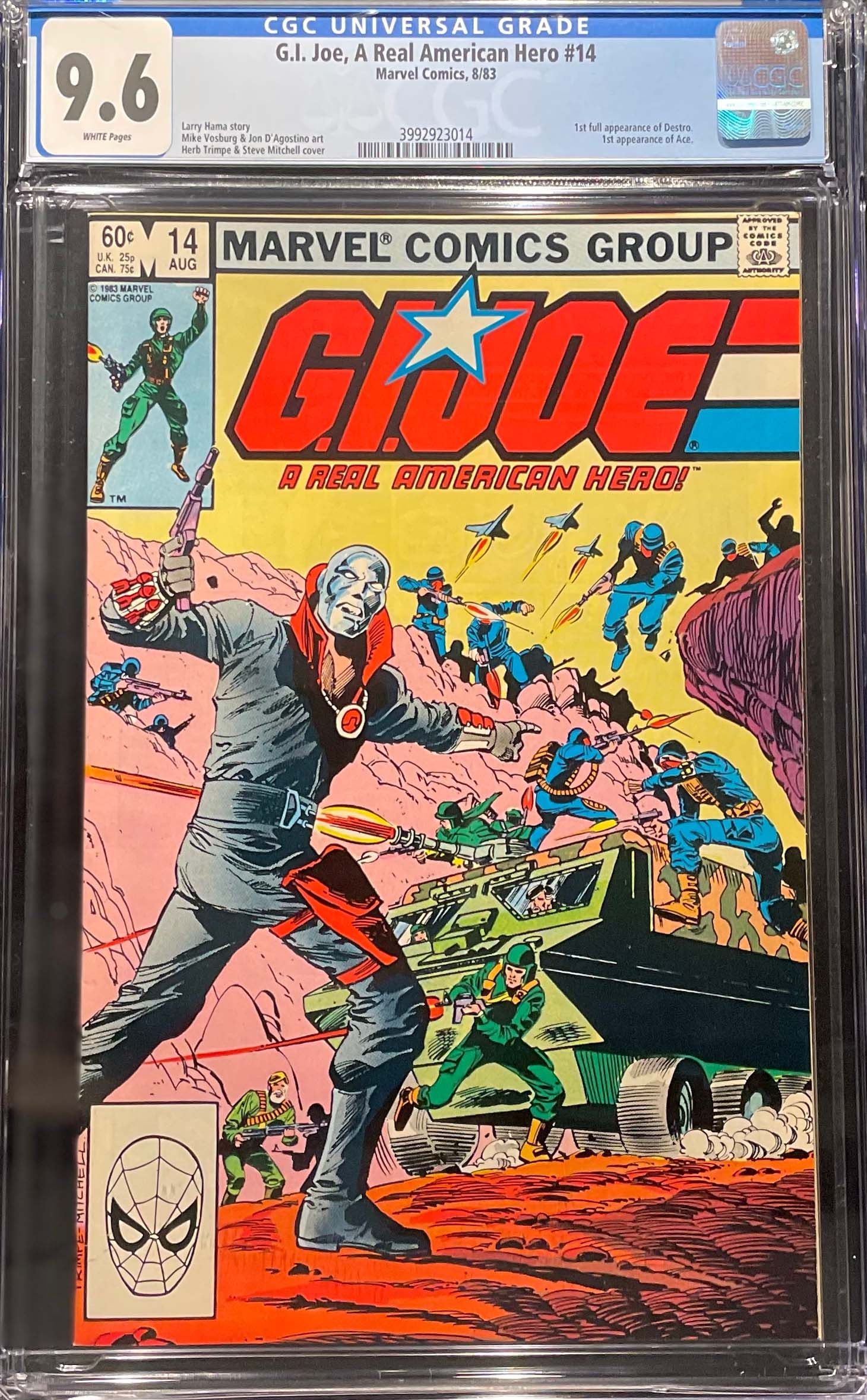 G.I. Joe, A Real American Hero #14 (1983) CGC 9.6 (1 of 2)