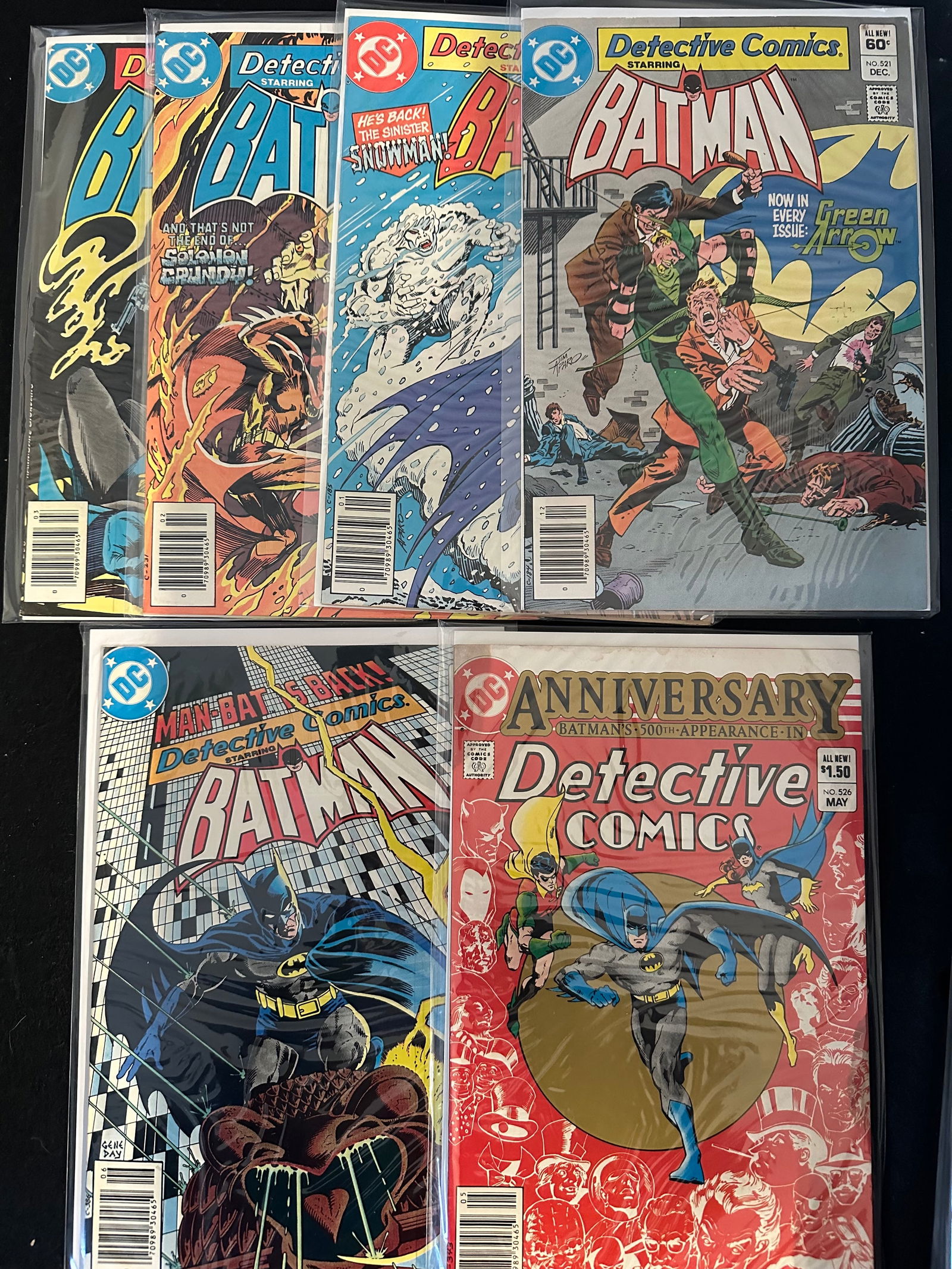 Detective Comics #521-527 (6 Issues) (1 of 1)