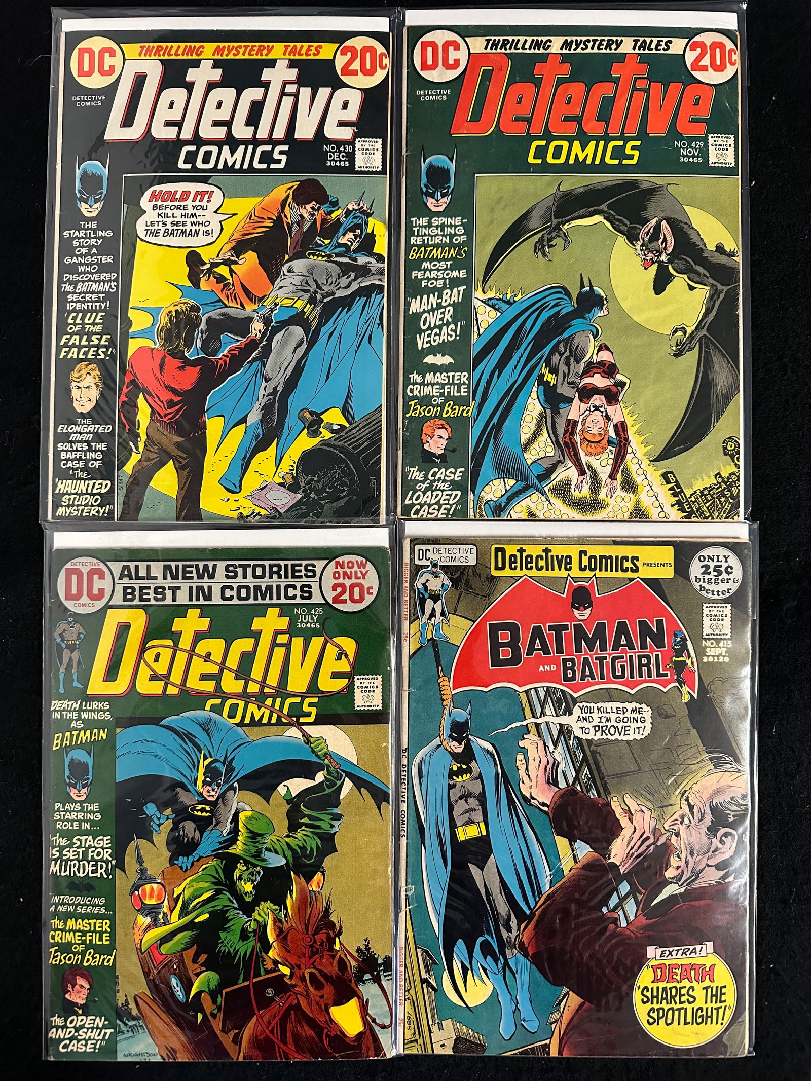 Detective Comics #415-430 (1971) (4 Issues) (1 of 5)
