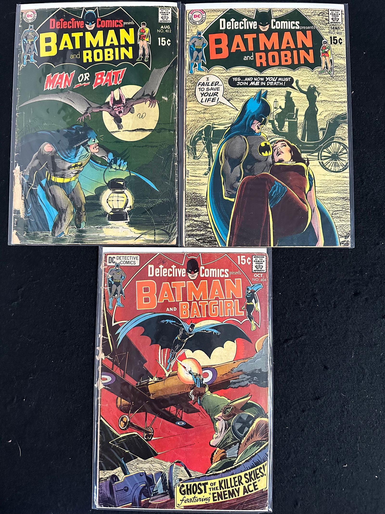 Detective Comics #402 - 404 (1970) (3 Issues) (1 of 3)