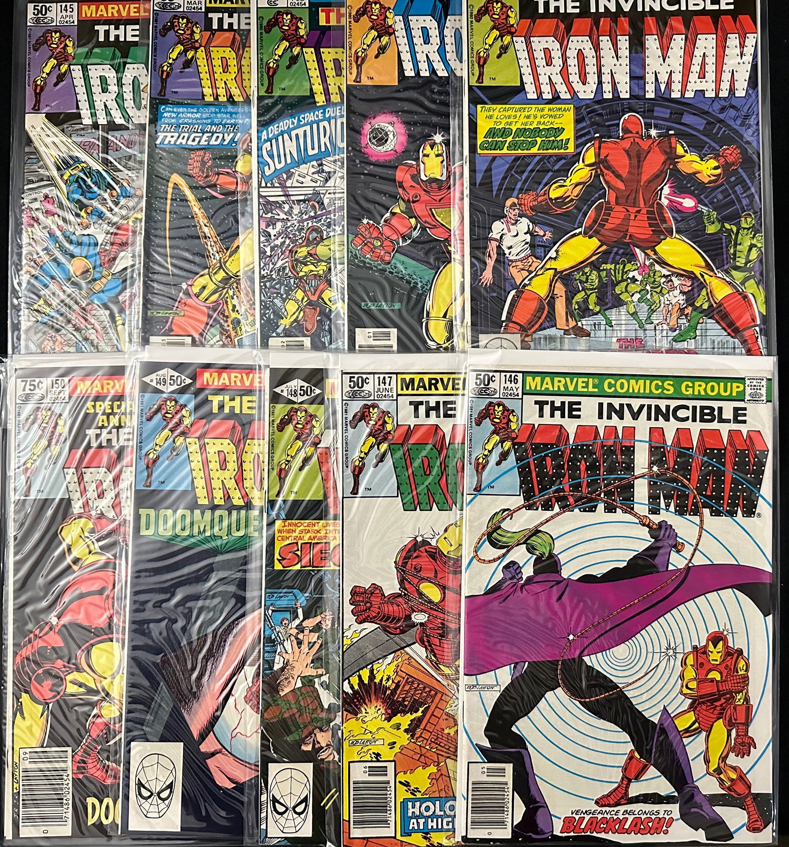 Iron Man #141-150 (10 Issues) (1 of 1)