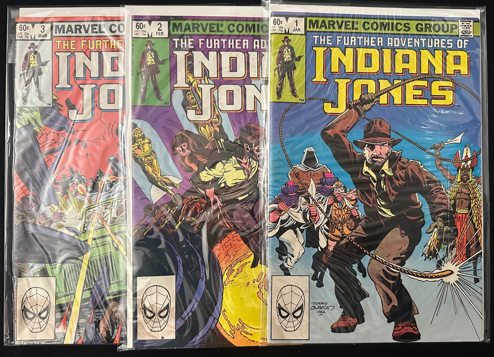 Further Adventures of Indiana Jones #1-3 (3 Issues): Item: Further Adventures of Indiana Jones #1-3 (3 Issues) Publisher: Marvel Era: Bronze 3 issues in this lot. Avg. grade: GD Buyer's Premium