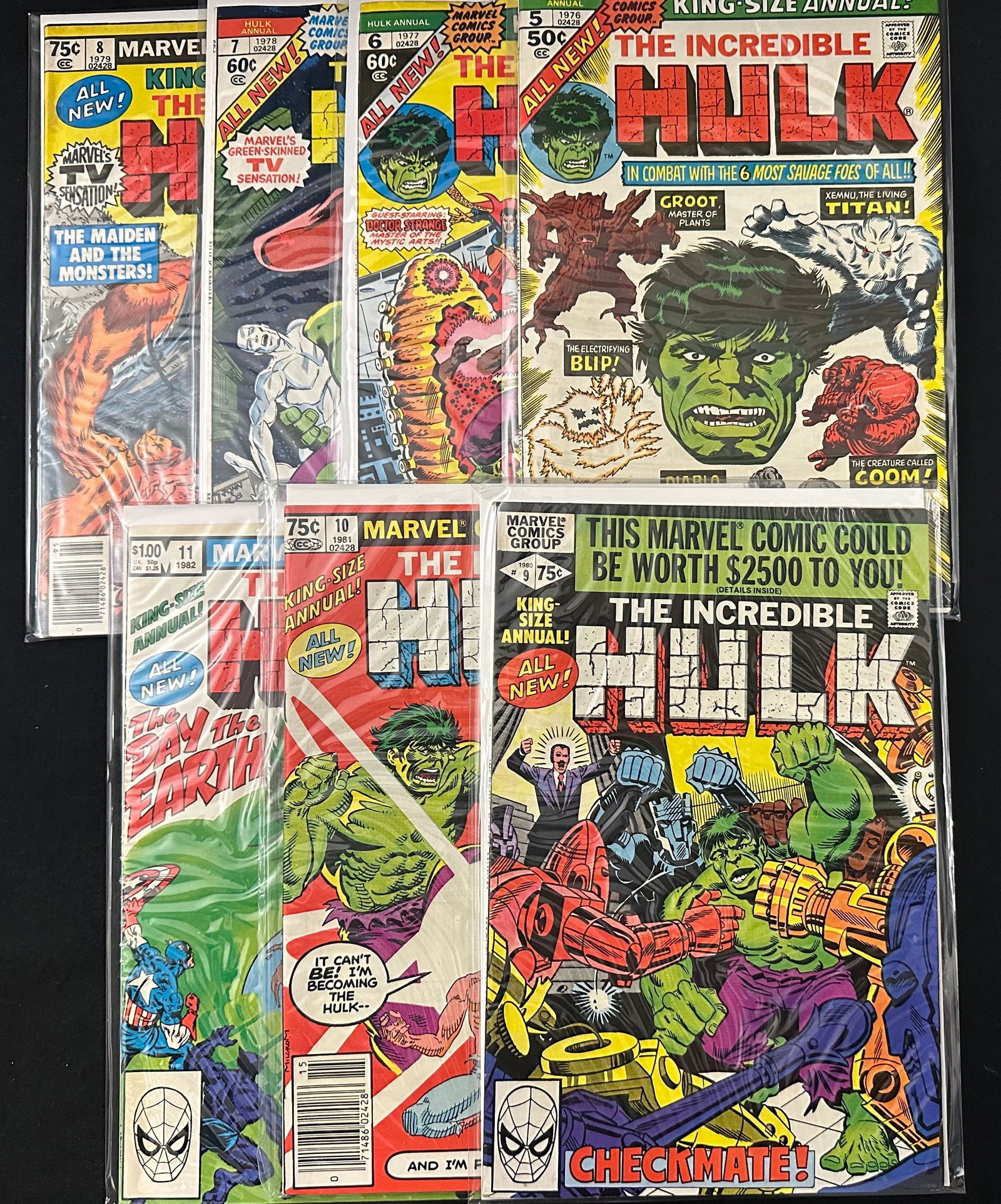 Incredible Hulk Annual #  5-11 (7 Issues) (1 of 1)