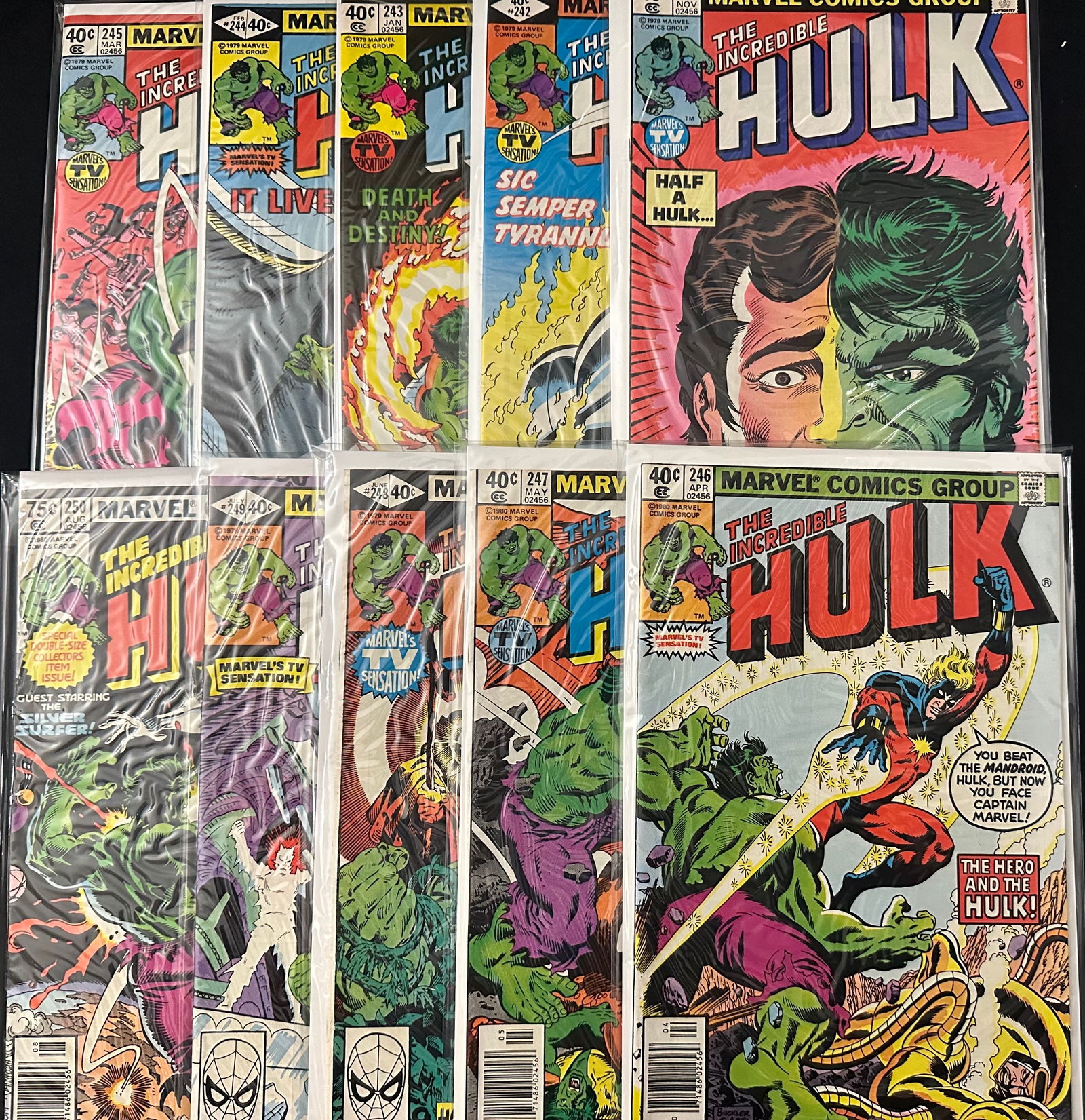 Incredible Hulk #241-250 (10 Issues) (1 of 1)