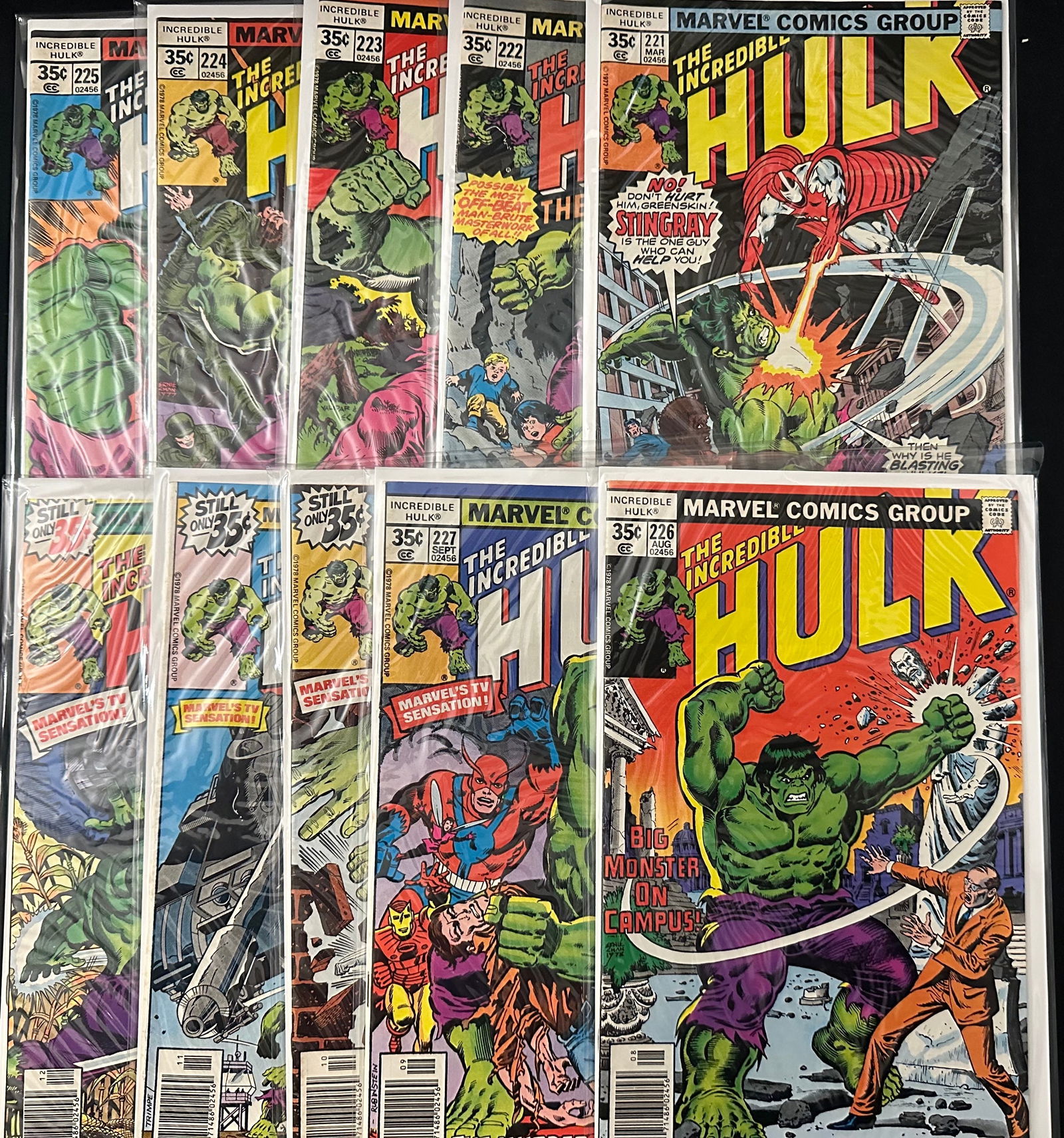 Incredible Hulk #221-230 (10 Issues) (1 of 1)