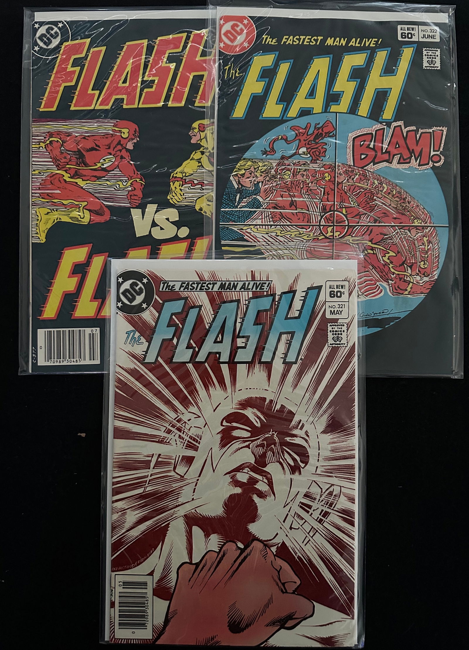 Flash #321 -323 (3 Issues) (1 of 1)