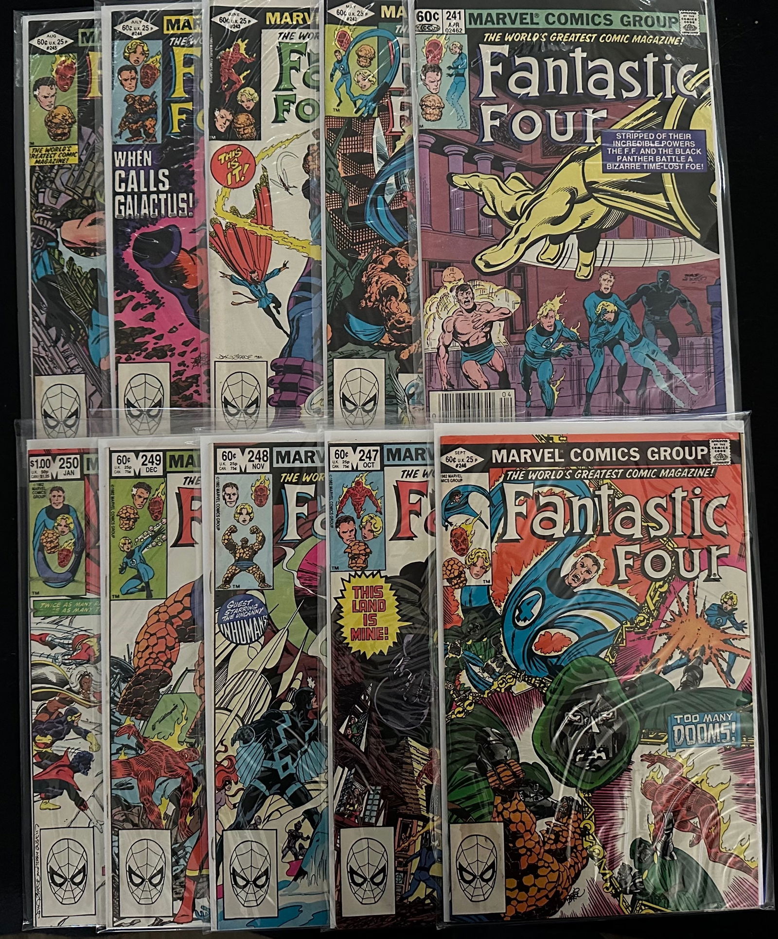 Fantastic Four #241-250 (10 Issues) (1 of 1)