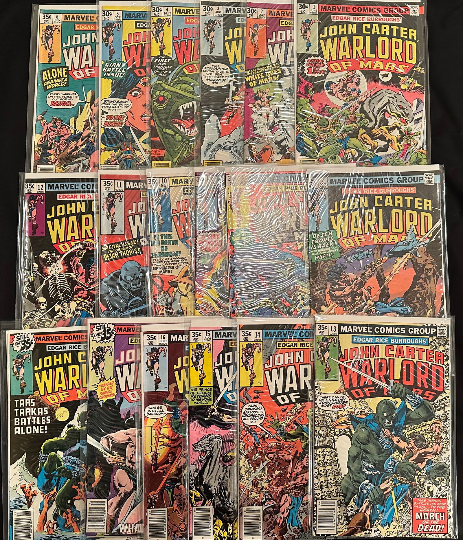 John Carter Warlord of Mars #1-28, Annual #1-3 (31 Issues) Complete Run (1 of 2)