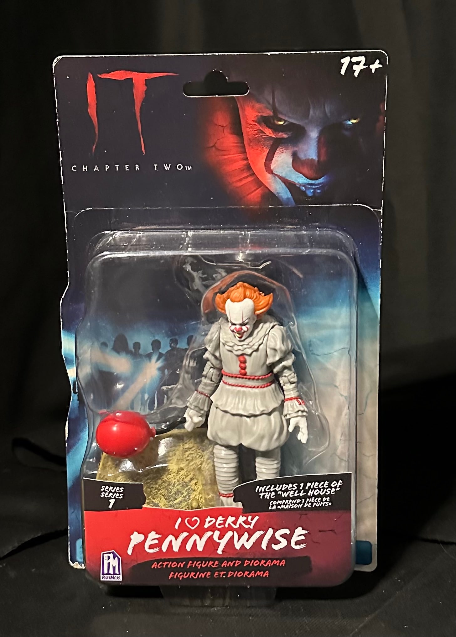 IT: Pennywise Action Figure and Funko (2 Figures): IT: Pennywise Action Figure and Funko (2 Figures) Character: Pennywise Manufacturer: Warner Bros / Funko Type: Action Figures Genre: Film; Horror Description: I Love Derry Pennywise Action