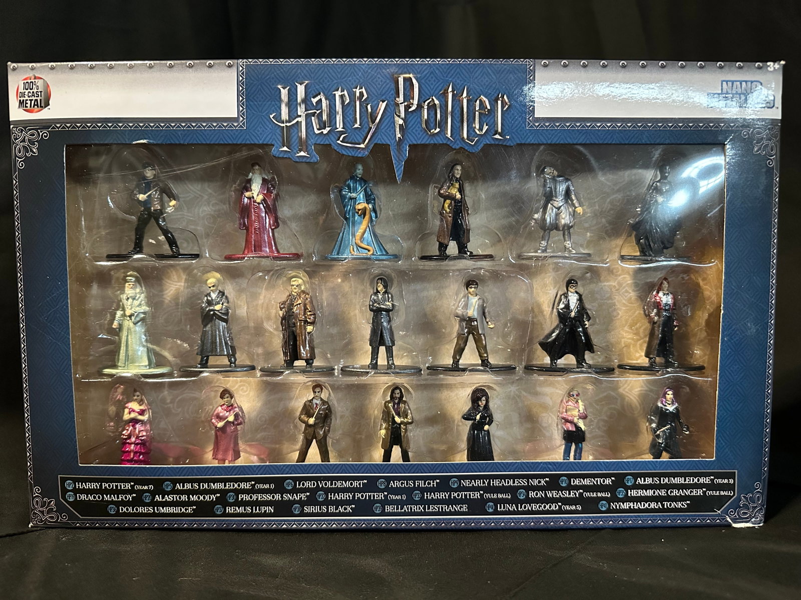 Harry Potter Nano MetalFigs 20-Pack: Harry Potter Nano MetalFigs 20-Pack Brand: Harry Potter Manufacturer: Jada Toys Type: Die Cast Genre: Film; Fantasy Description: Step into the enchanting world of Hogwarts with the Harry Po