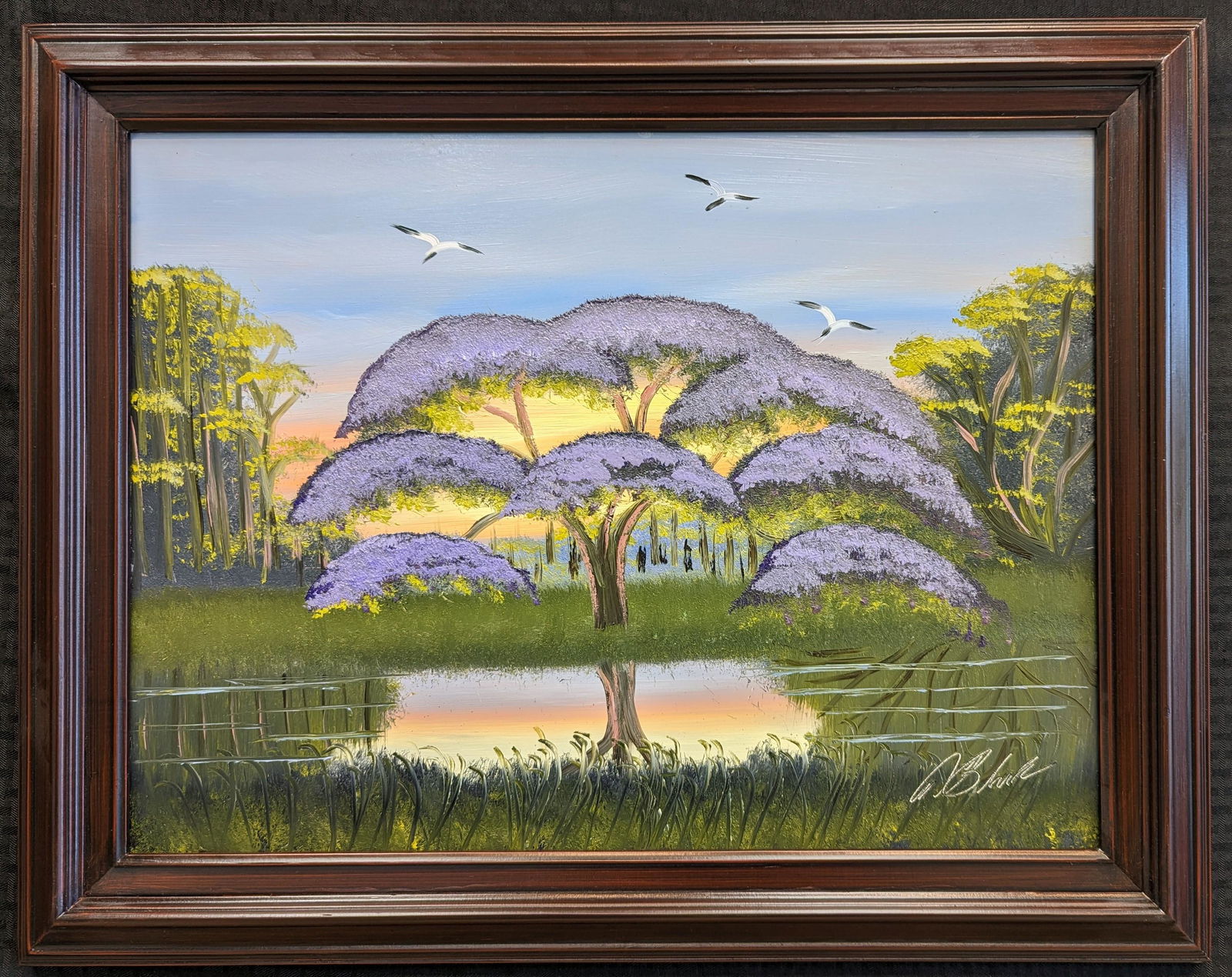 Al Black 18x24 'Jacaranda Sunset' (1 of 6)