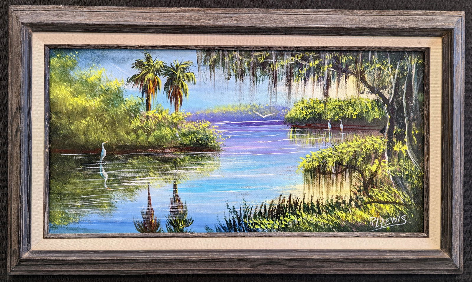 R. L. Lewis 12x24 'Backwater Reflections' (1 of 5)