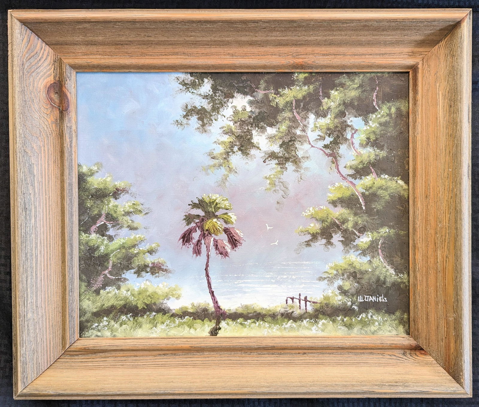 Willie Daniels 16x20 'Misty Riverfront' (1 of 4)